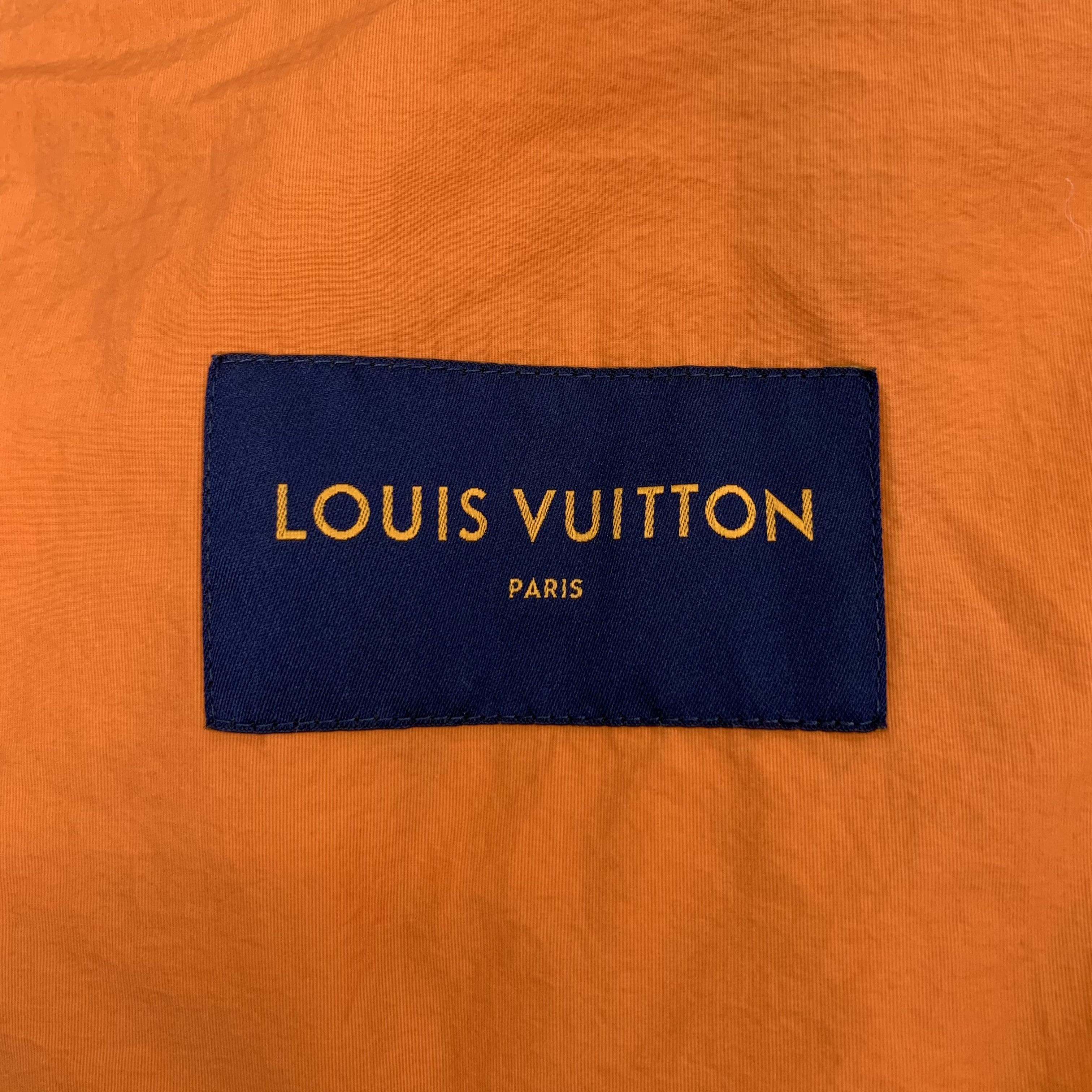 Louis Vuitton Louis Vuitton Orange Hooded Chain Puffer Jacket (Size S) Size S / US 4 / IT 40 - 2 Thumbnail