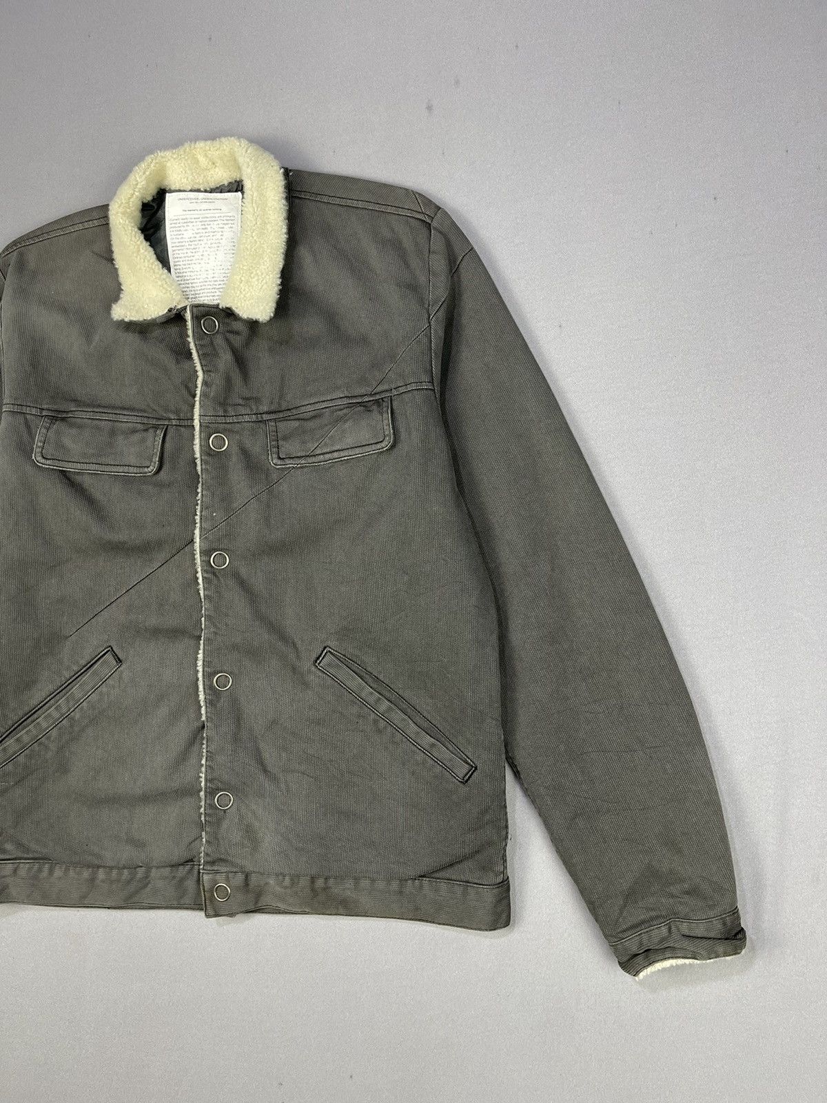 Undercover Hype UNDERCOVER AW 2010/2011 Quilted Corduroy Jacket Size US S / EU 44-46 / 1 - 3 Thumbnail