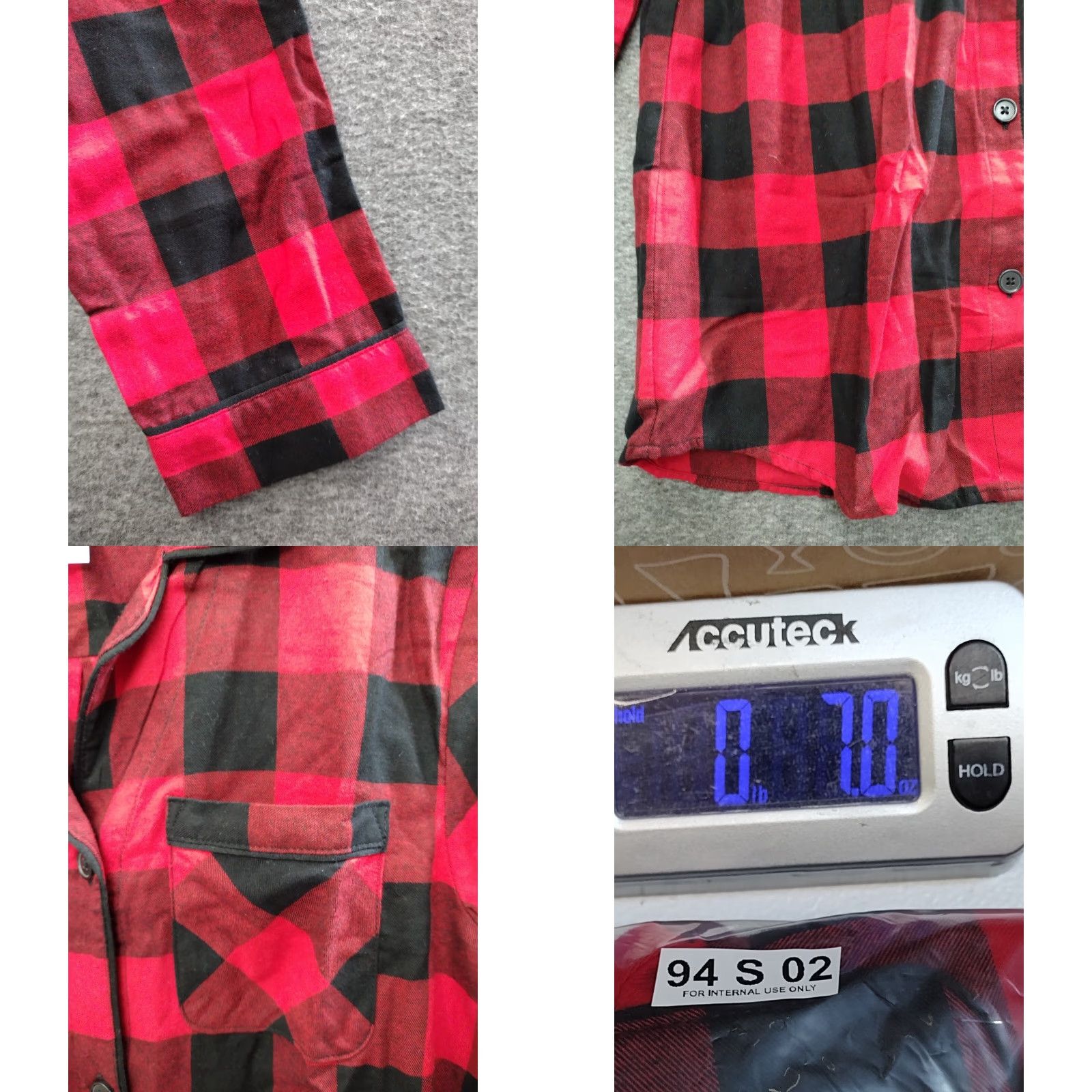 Vintage Wondershop Sleep Shirt Shirt Red XS Flannel Plaid Womens Sleepshirt Button Collared Pocket Cotton 100% Long Sleeve Nite Nite Shirt Size XS / US 0-2 / IT 36-38 - 8 Thumbnail