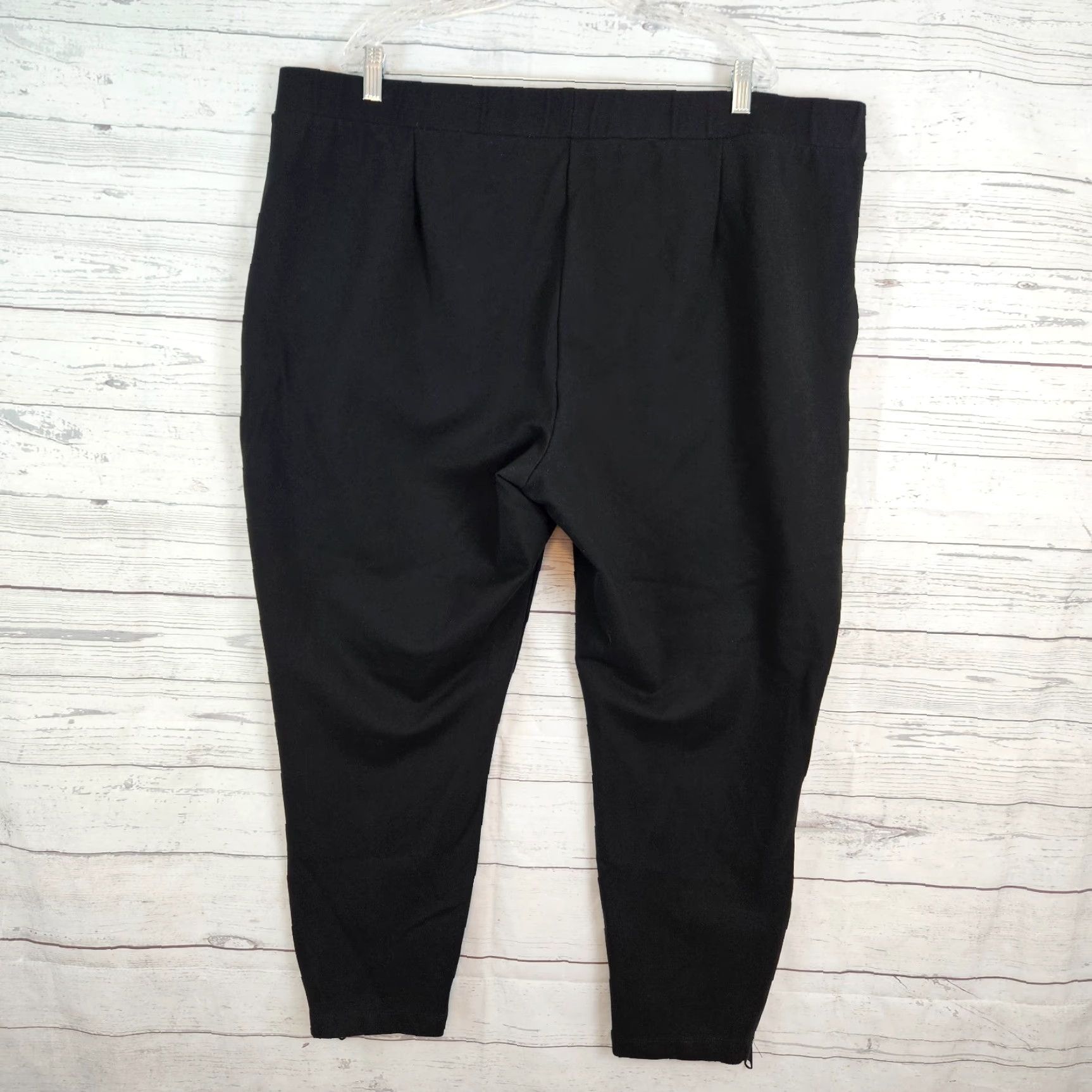 Vintage Universal Standard Womens Moro Pocket Signature Ankle Pants Sz XL 26-28 Black Size 26" / US 2 / IT 38 - 4 Thumbnail