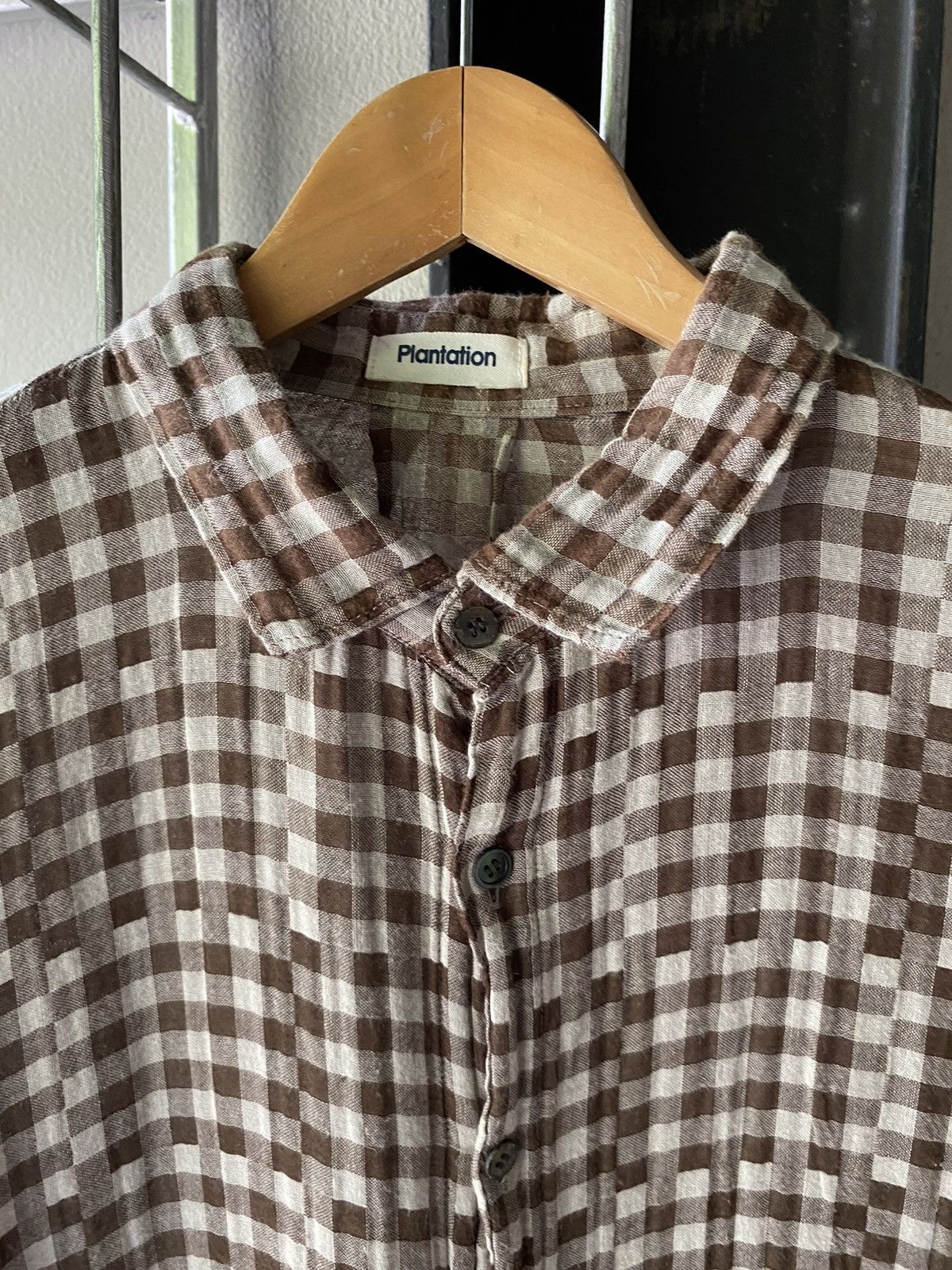 Issey Miyake Plantation brow plaid shirt Size M / US 6-8 / IT 42-44 - 10 Thumbnail