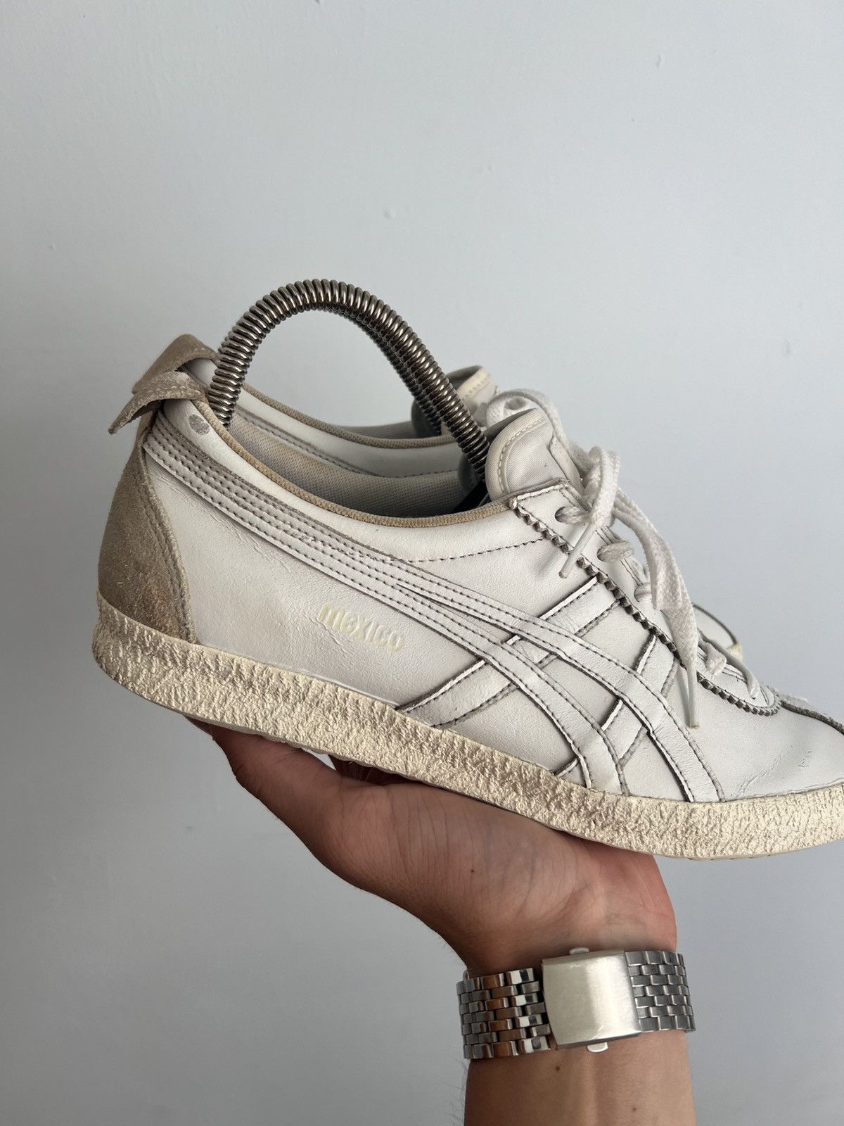 Asics Vintage Asics Tiger Onitsuka White Sneakers Size US 8 / EU 41 - 2 Thumbnail