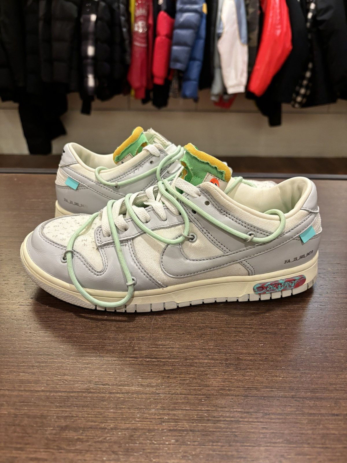 Nike × Off-White Nike Dunk Low Off-White ‘Lot 7’ Size US 8.5 / EU 41-42 - 1 Thumbnail
