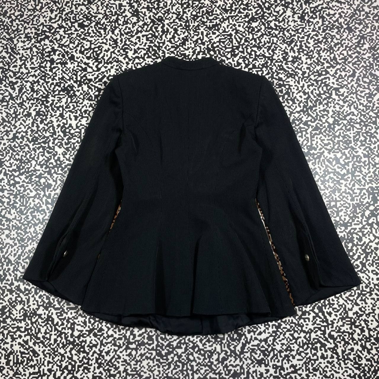 Giorgio Armani Vintage 90s Giorgio Armani Luxury Flared Napoleon Blazer Size M / US 6-8 / IT 42-44 - 5 Thumbnail