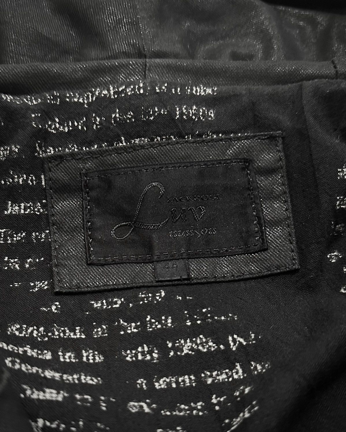 Japanese Brand Luv Maison Bono Waxed Assymetric Jacket Kmrii Style Size US S / EU 44-46 / 1 - 11 Thumbnail
