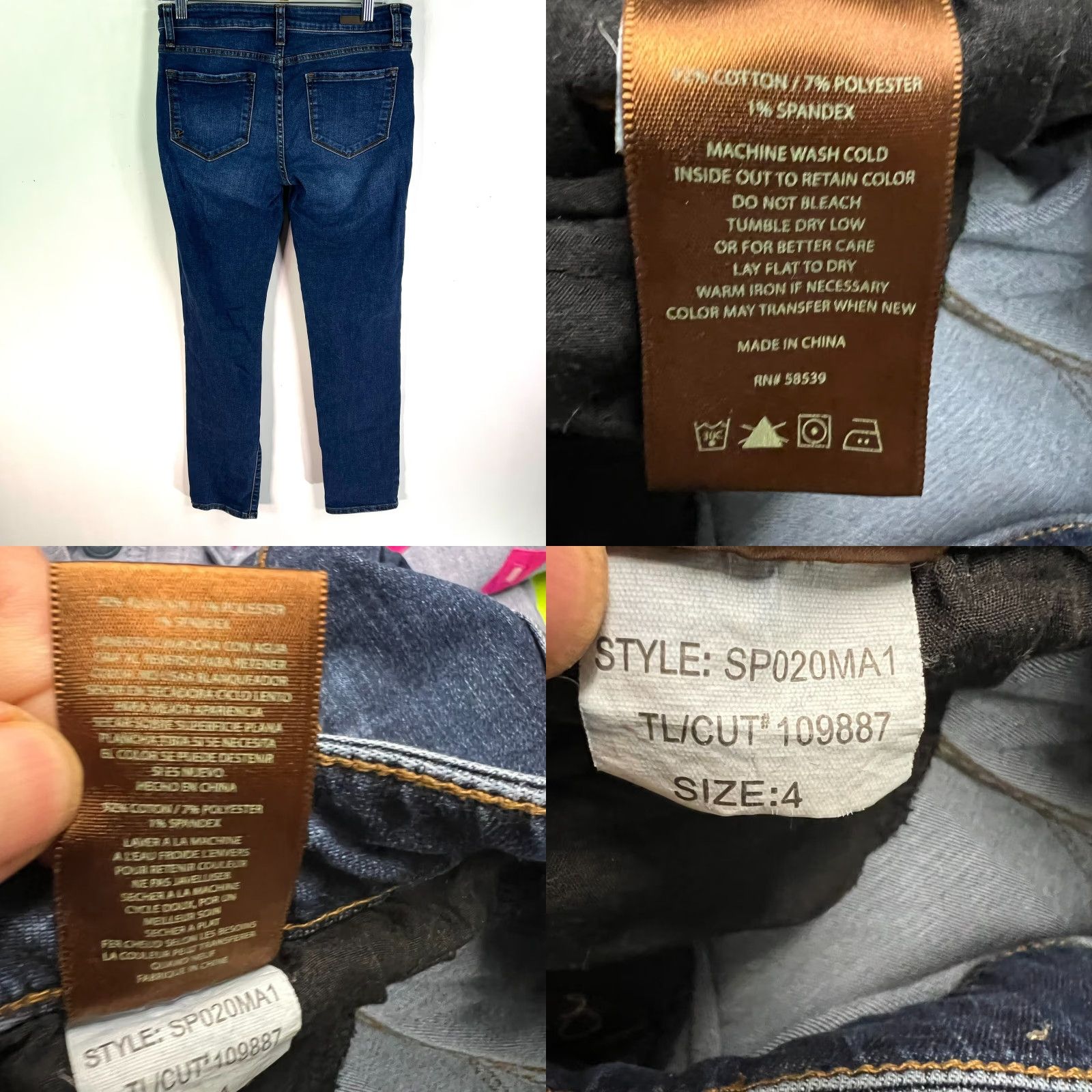 Vintage VINTAGE Kut From The Kloth Jeans Distressed Blue 30x30 Women 4 Bootcut 5-Pocket Denim Jeans Womens Classic Fit Size 27" / US 4 / IT 40 - 8 Thumbnail