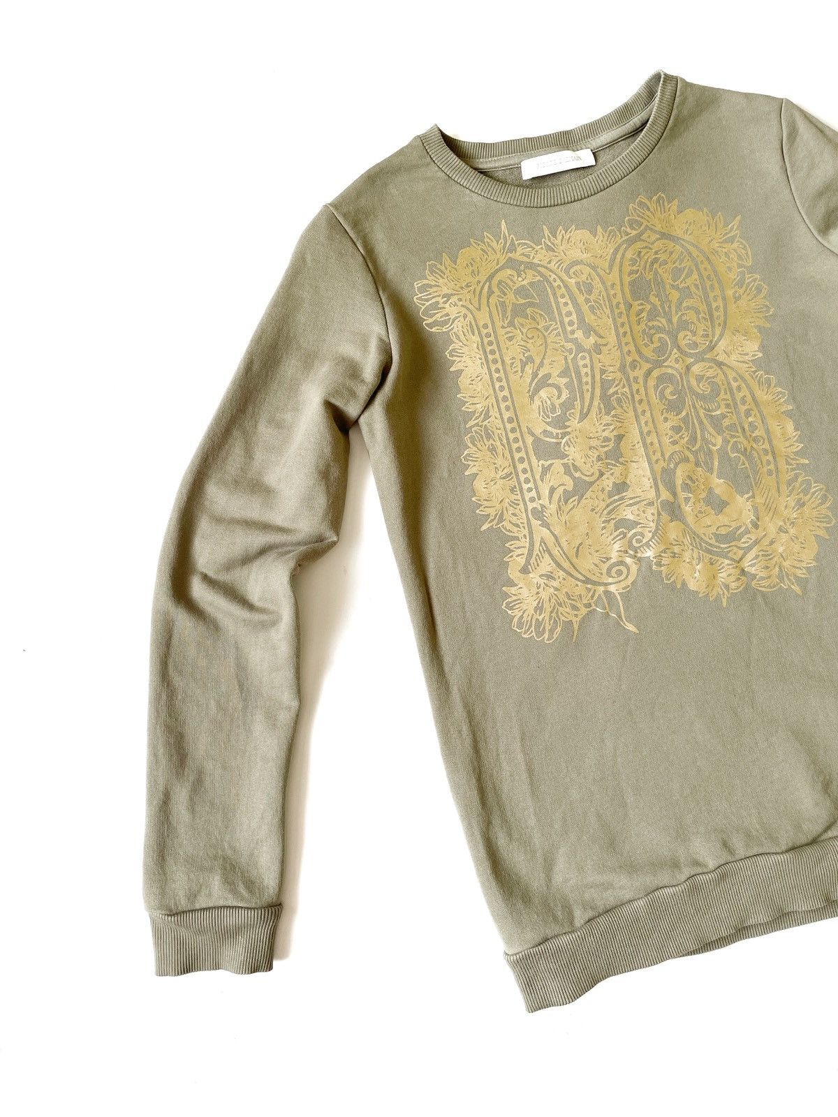 Pierre Balmain Pierre Balmain Big Logo Green Women Sweatshirt Size 38/M Size M / US 6-8 / IT 42-44 - 2 Thumbnail