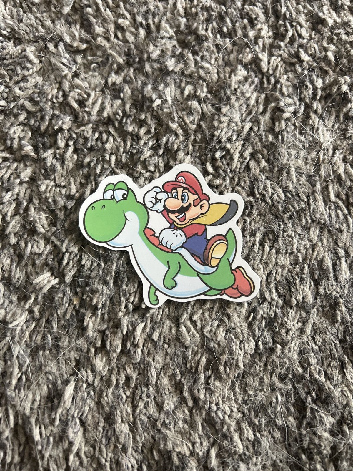 Nintendo Nintendo Super Mario World Mario Riding Yoshi Sticker Size ONE SIZE - 1 Thumbnail