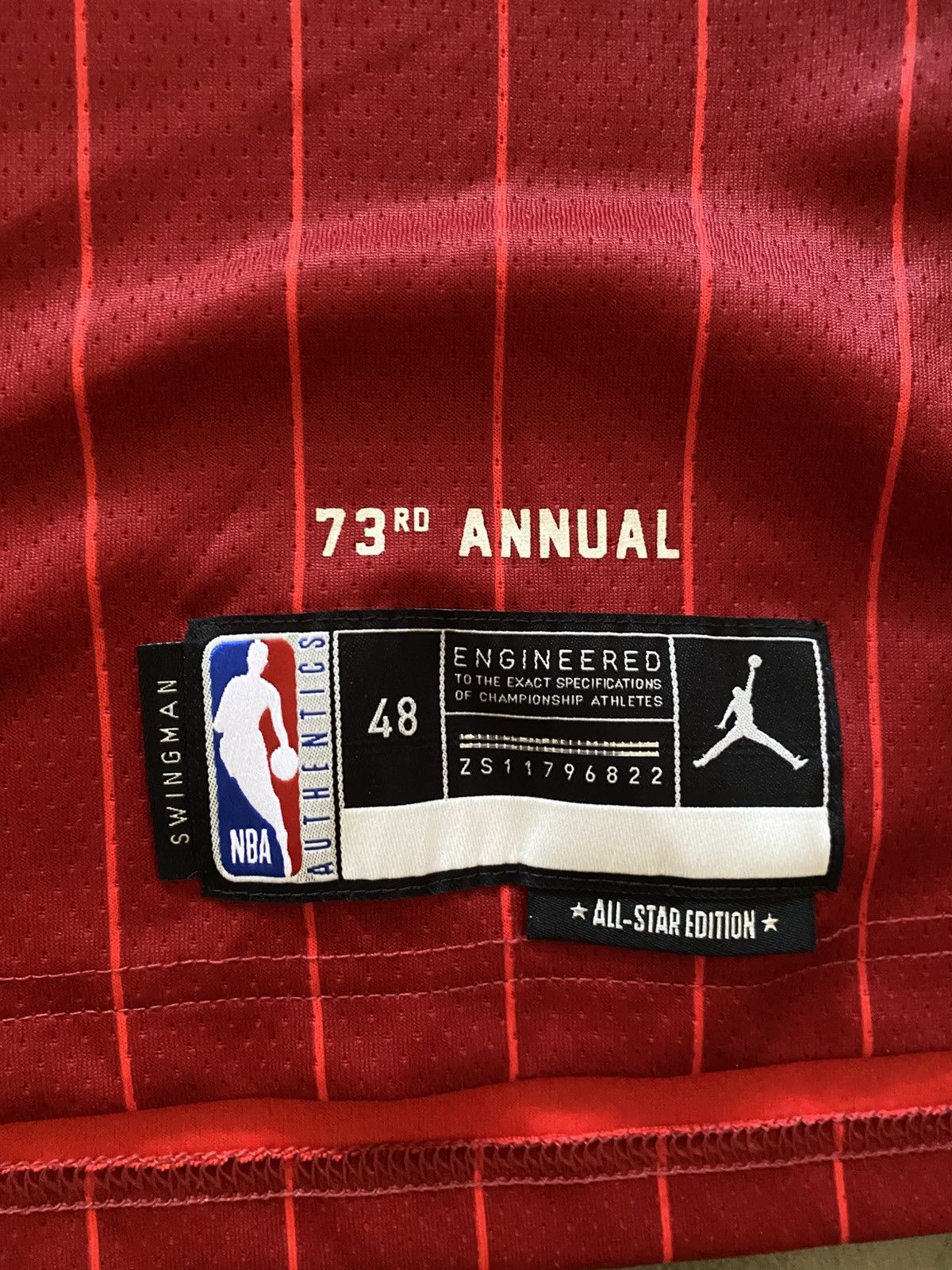 NBA NBA Giannis Antetokounmpo All Star Swingman Jersey Size US L / EU 52-54 / 3 - 5 Thumbnail
