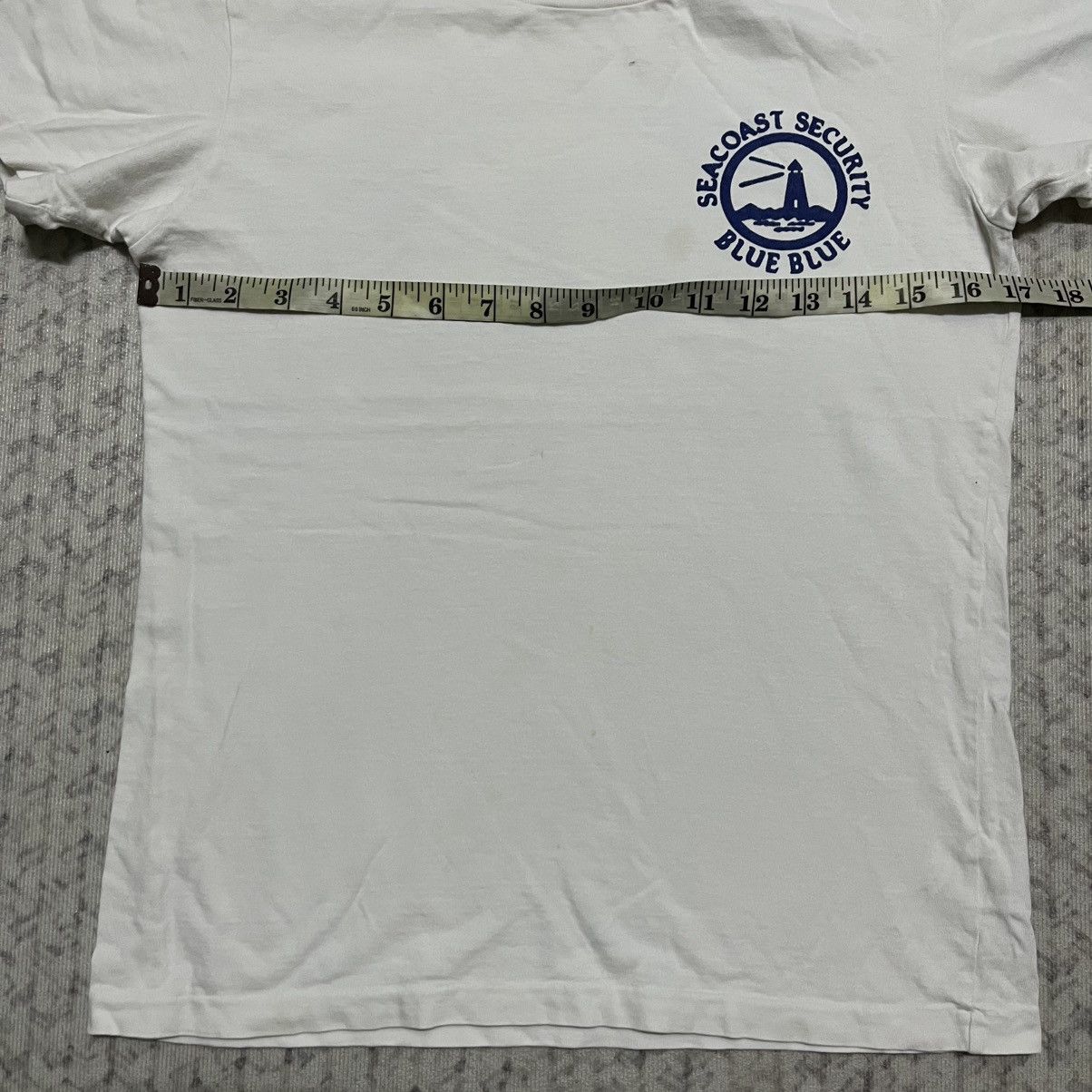 Blue Blue Japan Distressed Blue Blue Japan Seacoast Security Tees Size US XXS / EU 40 - 12 Thumbnail