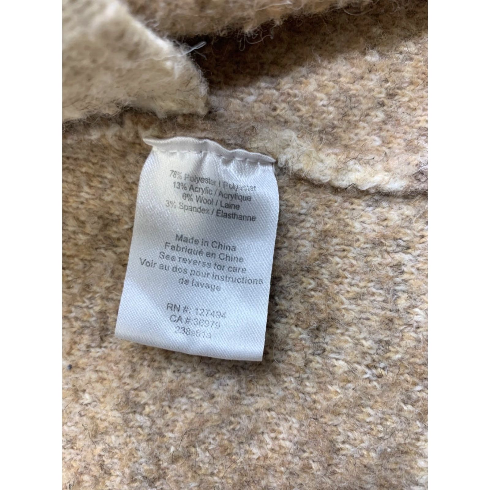 Heartloom Heartloom Cardigan Womens S Beige Aztec Southwest Casual Cardigan Sweater Knit Acrylic Long Sleeve 12767 Size S / US 4 / IT 40 - 3 Thumbnail