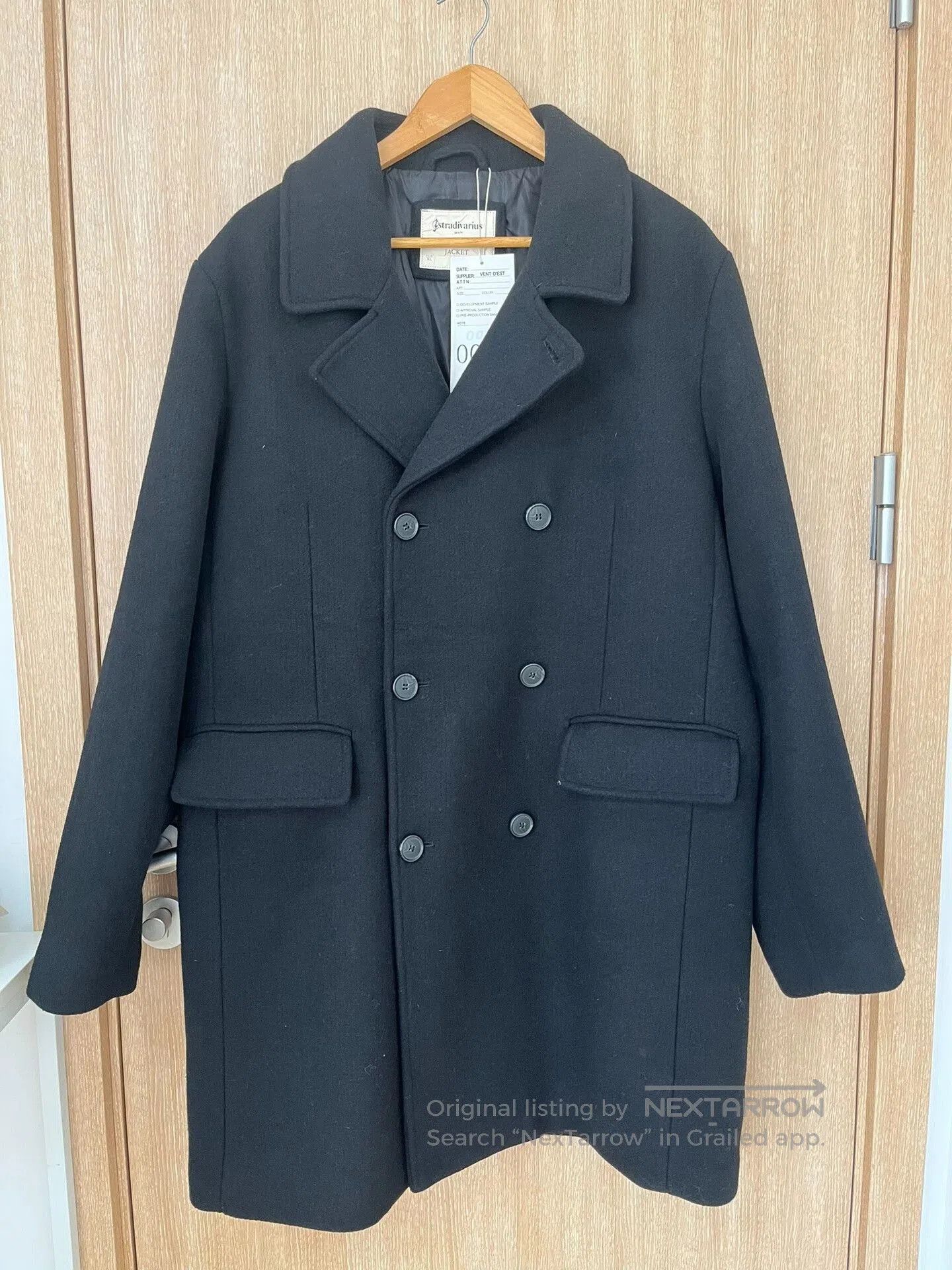 Japanese Brand Navy 740 Woolen Coat. Size US M / EU 48-50 / 2 - 1 Thumbnail