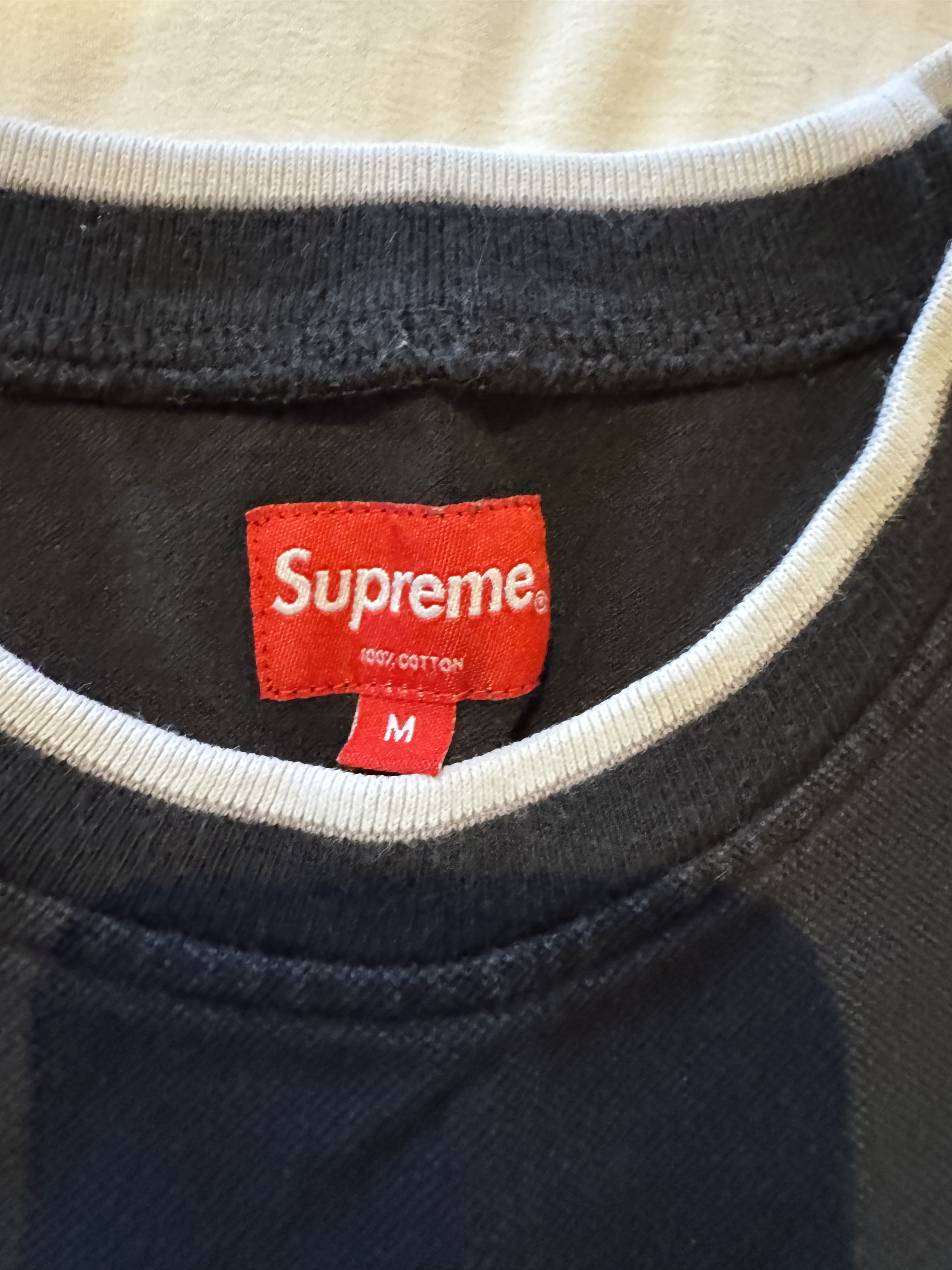 Supreme Supreme SS18 Contrast Yoke Pique Top Size US M / EU 48-50 / 2 - 3 Thumbnail