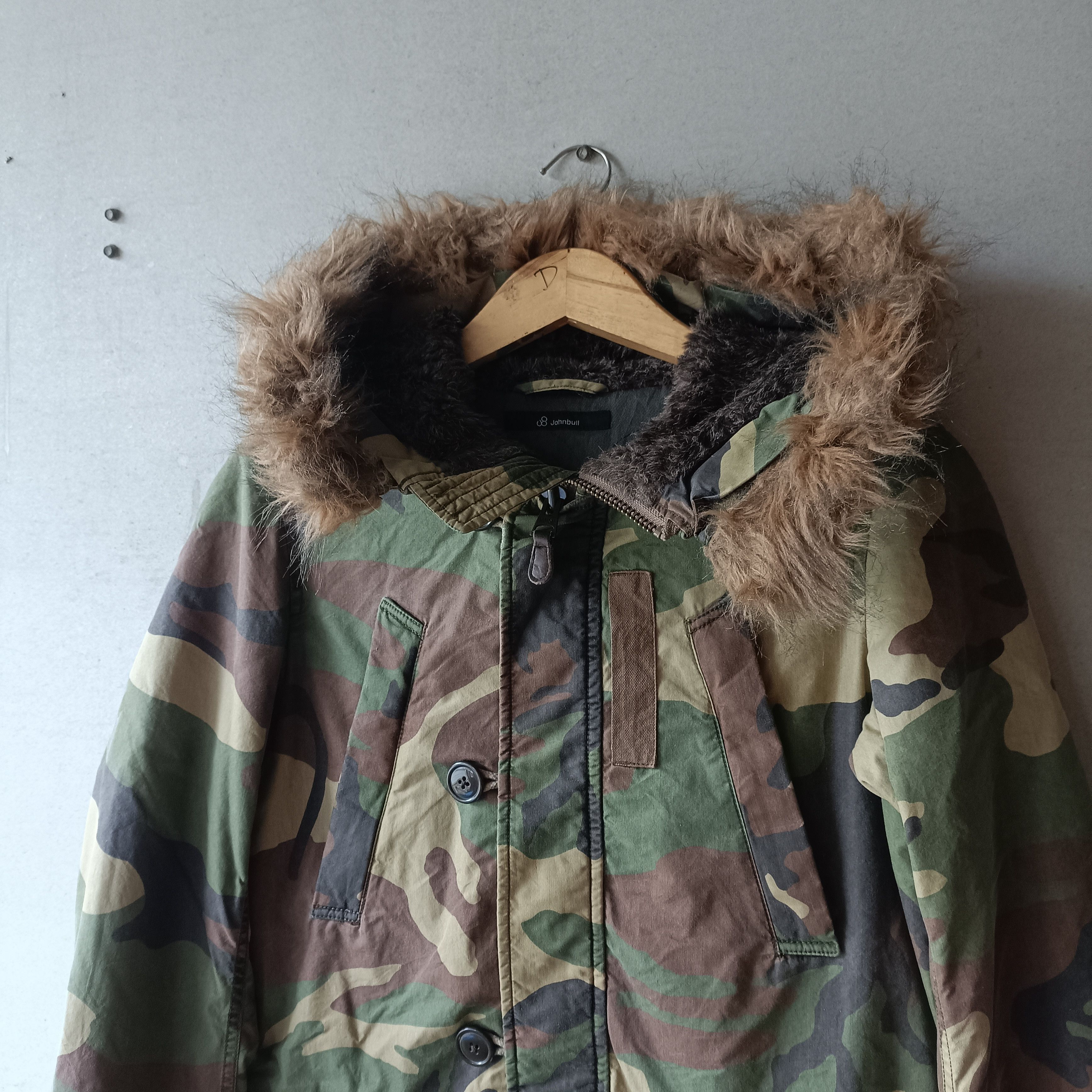 Hysteric Glamour 2000s Johnbull N-3B Parka Jacket Military Camo LGB Goa style Size US S / EU 44-46 / 1 - 2 Thumbnail