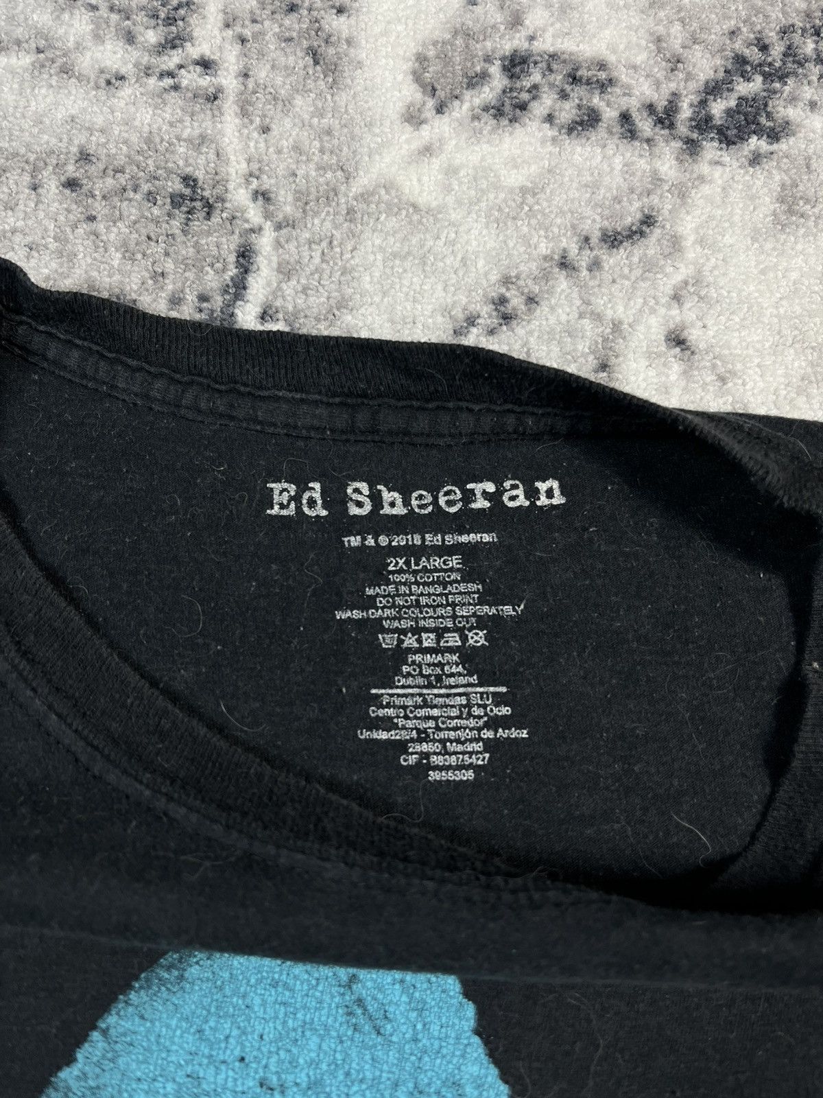 Band Tees Ed Sheeran Divide Tour Graphic T Shirt 2XL Black Band Tee Size US XXL / EU 58 / 5 - 6 Thumbnail
