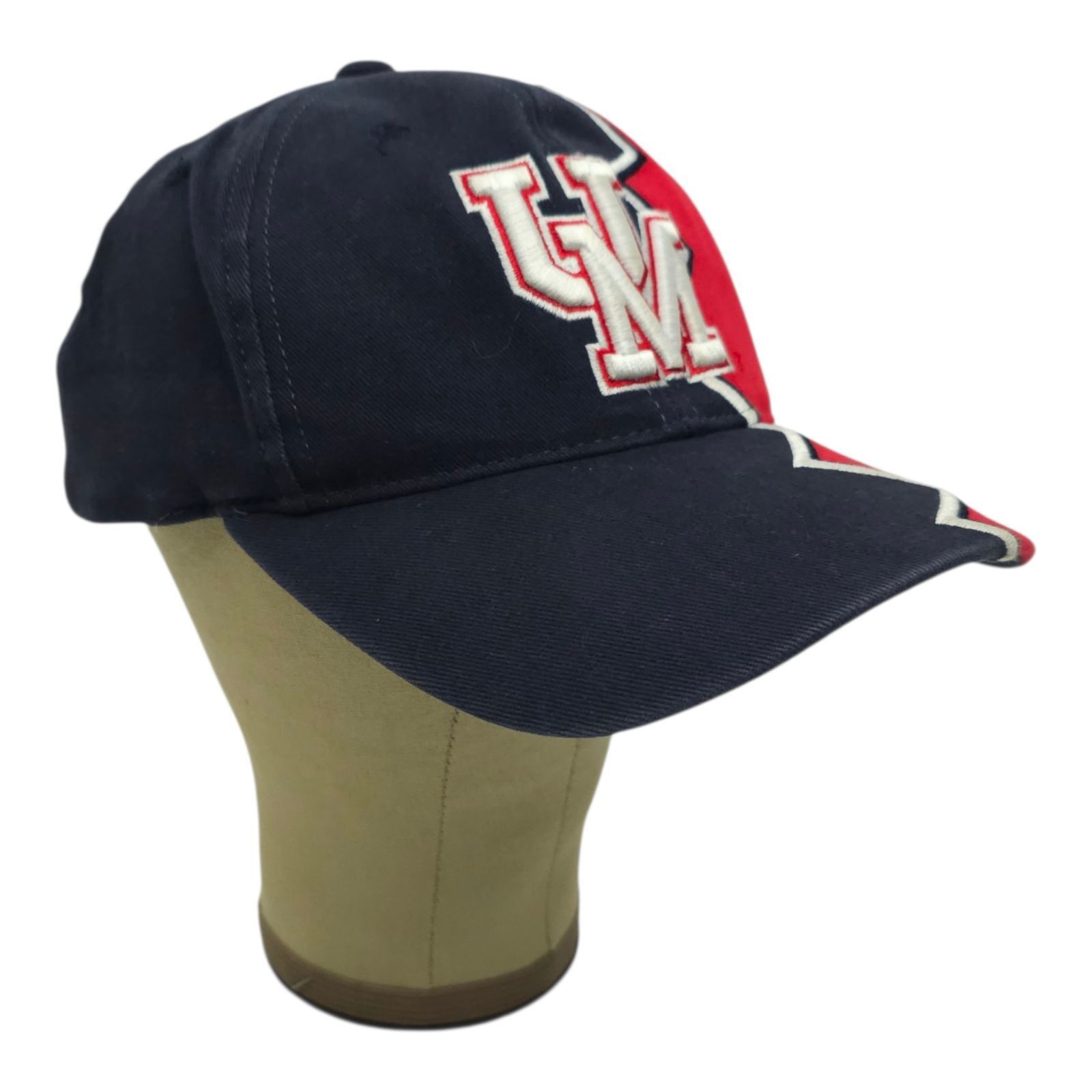 Starter Starter Ole Miss Rebels Hat Split Zig Zag OSFM Cap Y2K Shark Size ONE SIZE - 4 Thumbnail