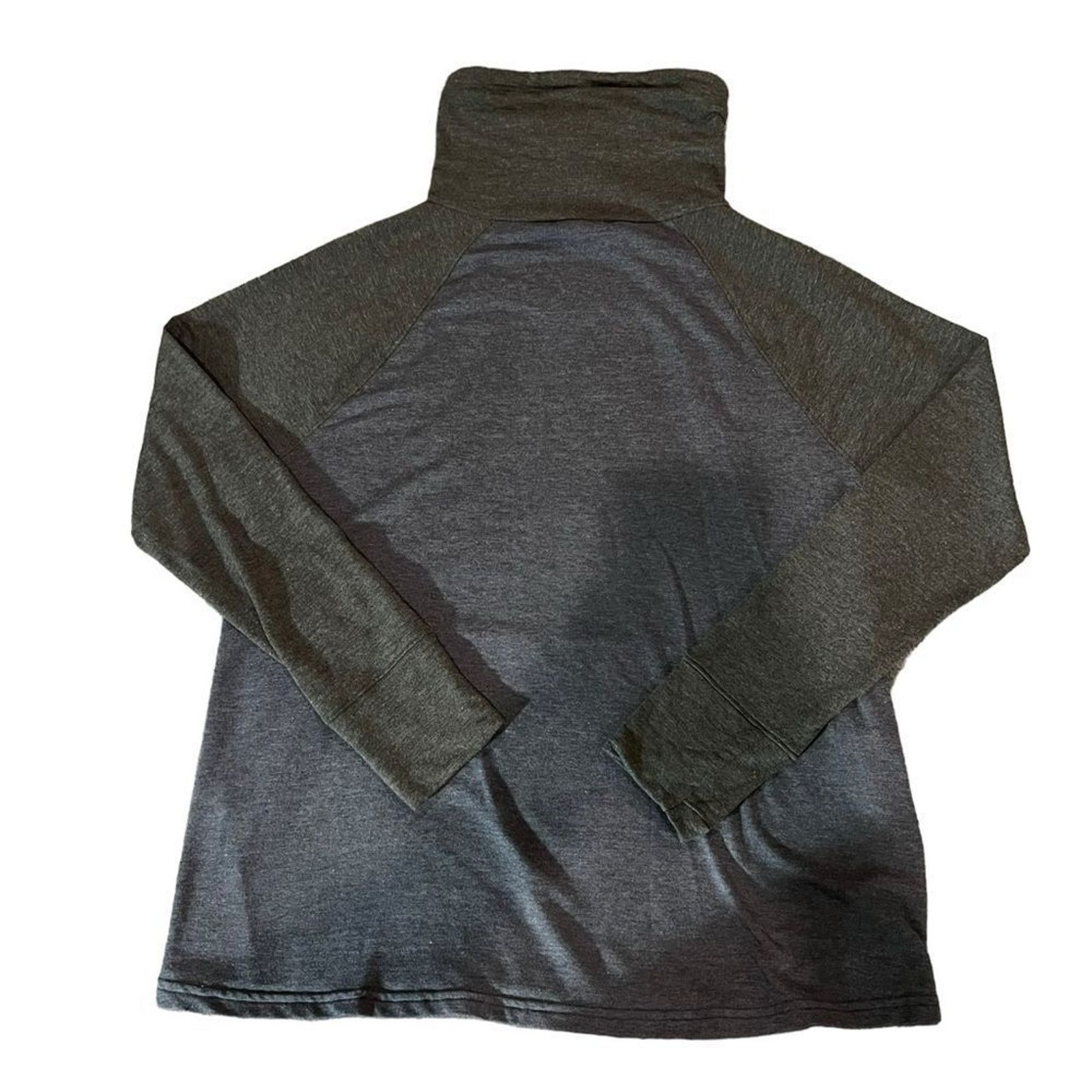 The North Face North Face Sweatshirt Womens Large Gray Heather Mock Neck Size L / US 10 / IT 46 - 5 Thumbnail