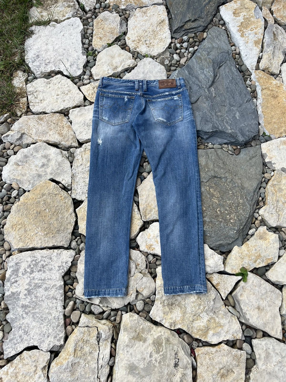 Dolce & Gabbana × Jean Vintage Dolce & Gabbana y2k distressed jeans ripped pants Size US 30 / EU 46 - 2 Thumbnail