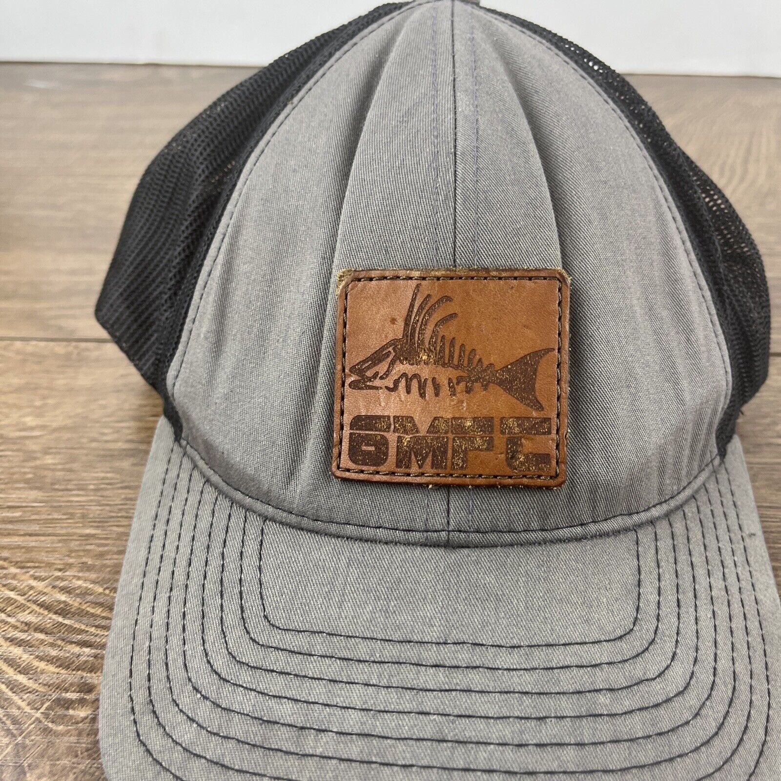 Other GMFC Hat Fishing Gray Hat Adjustable Adult Size Hat Cap Size ONE SIZE - 6 Thumbnail