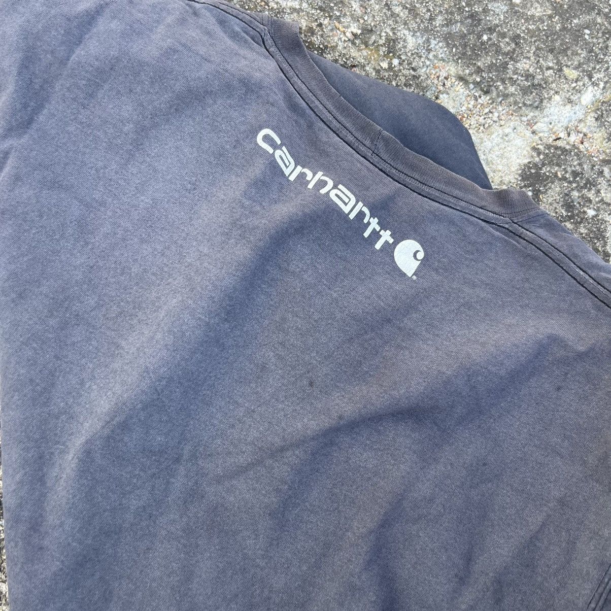 Carhartt × Vintage Carhartt T shirt Vintage y2k Longsleeve Thrashed Size US XL / EU 56 / 4 - 6 Thumbnail