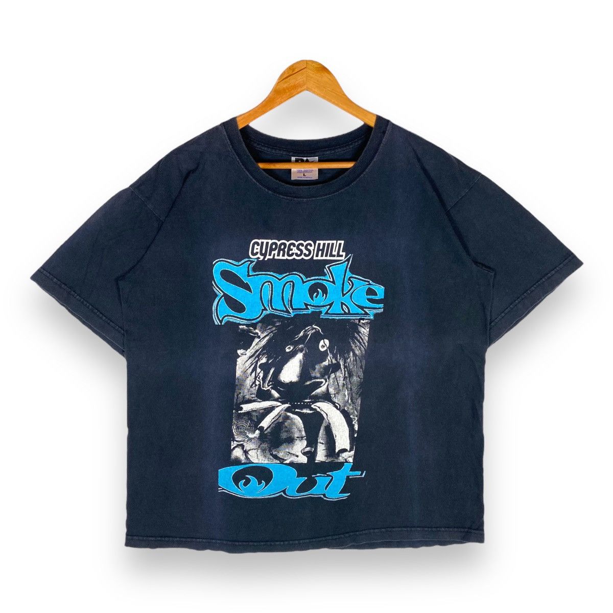 Rap Tees VINTAGE CYPRESS HILL SMOKE OUT CONCERT SUNFADED TEE Size US L / EU 52-54 / 3 - 1 Thumbnail