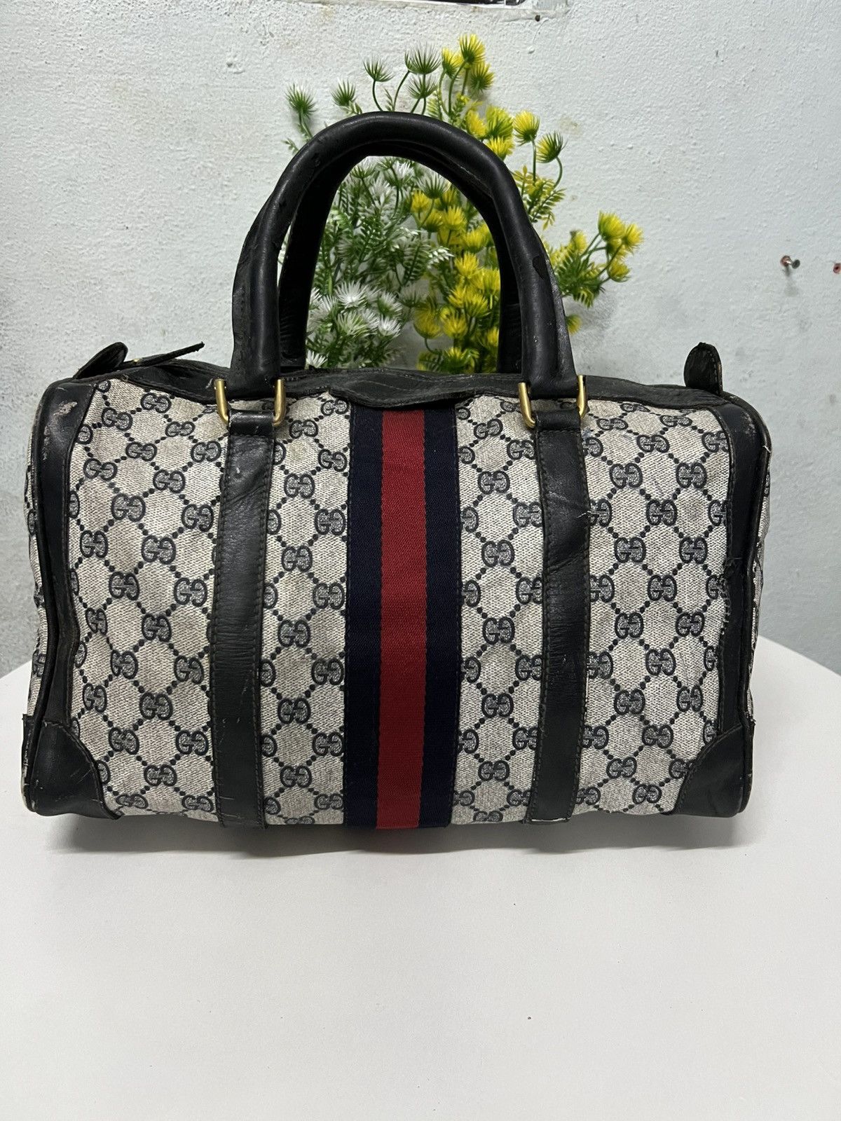 Gucci × Vintage Vintage Gucci Boston Spedy Bag Size ONE SIZE - 1 Thumbnail