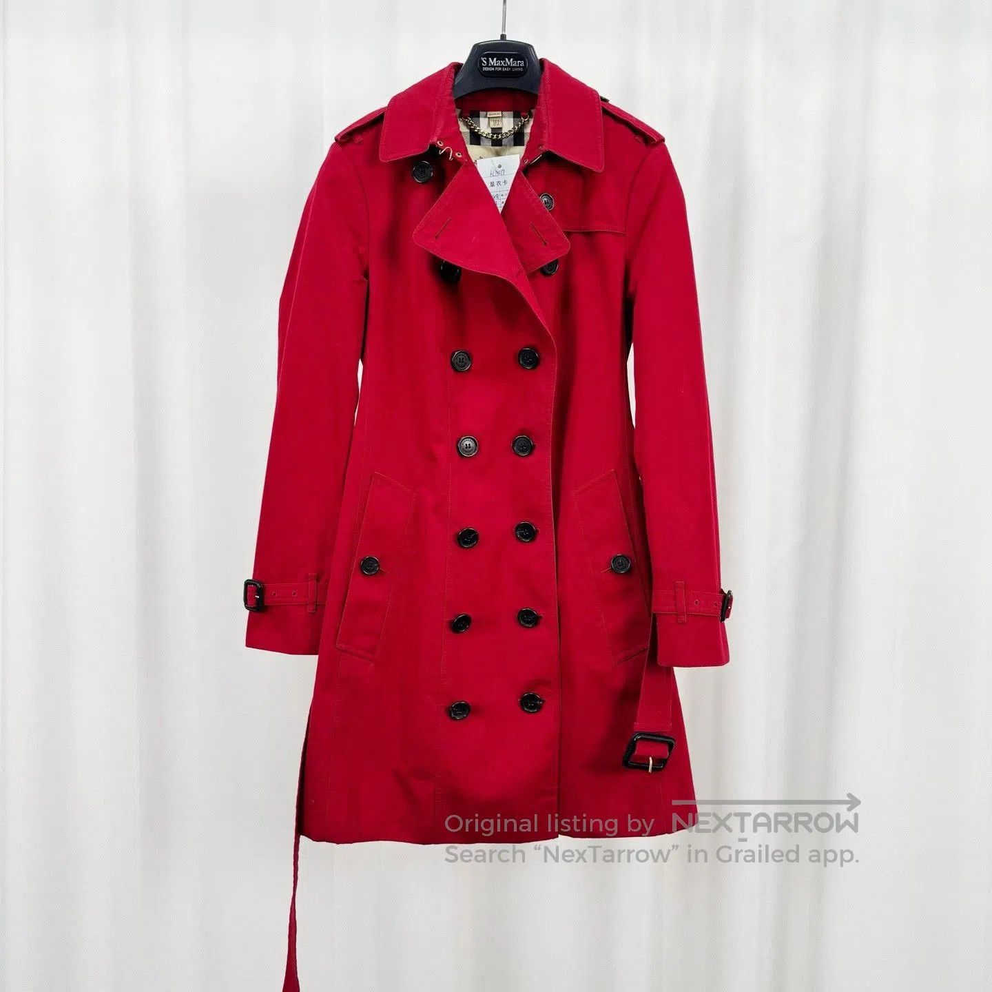Burberry Burberry Double Crown Inner Check Trench Coat. Size M / US 6-8 / IT 42-44 - 1 Thumbnail