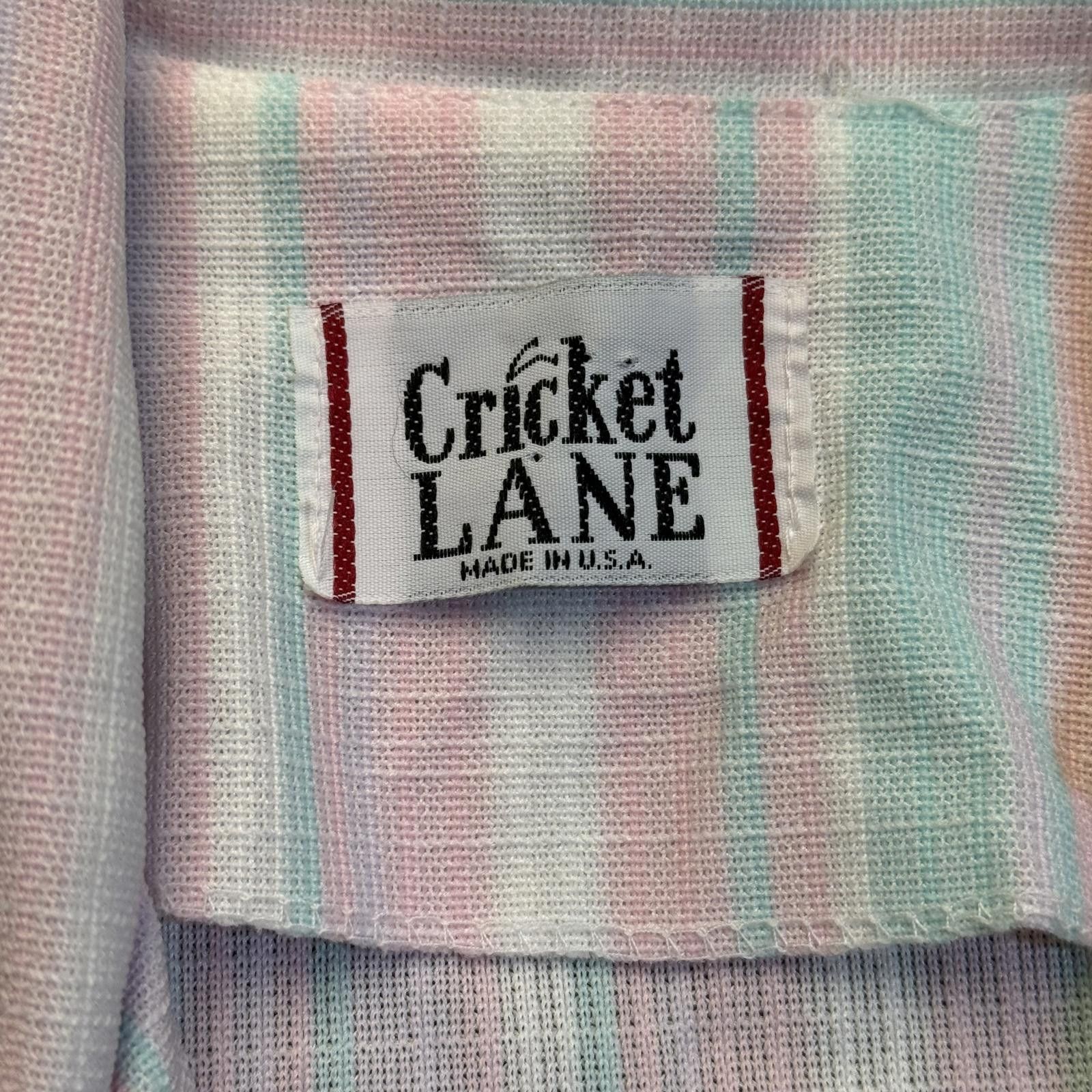 Other Vintage Cricket Lane Pastel Striped Blazer Coat Size US L / EU 52-54 / 3 - 3 Thumbnail