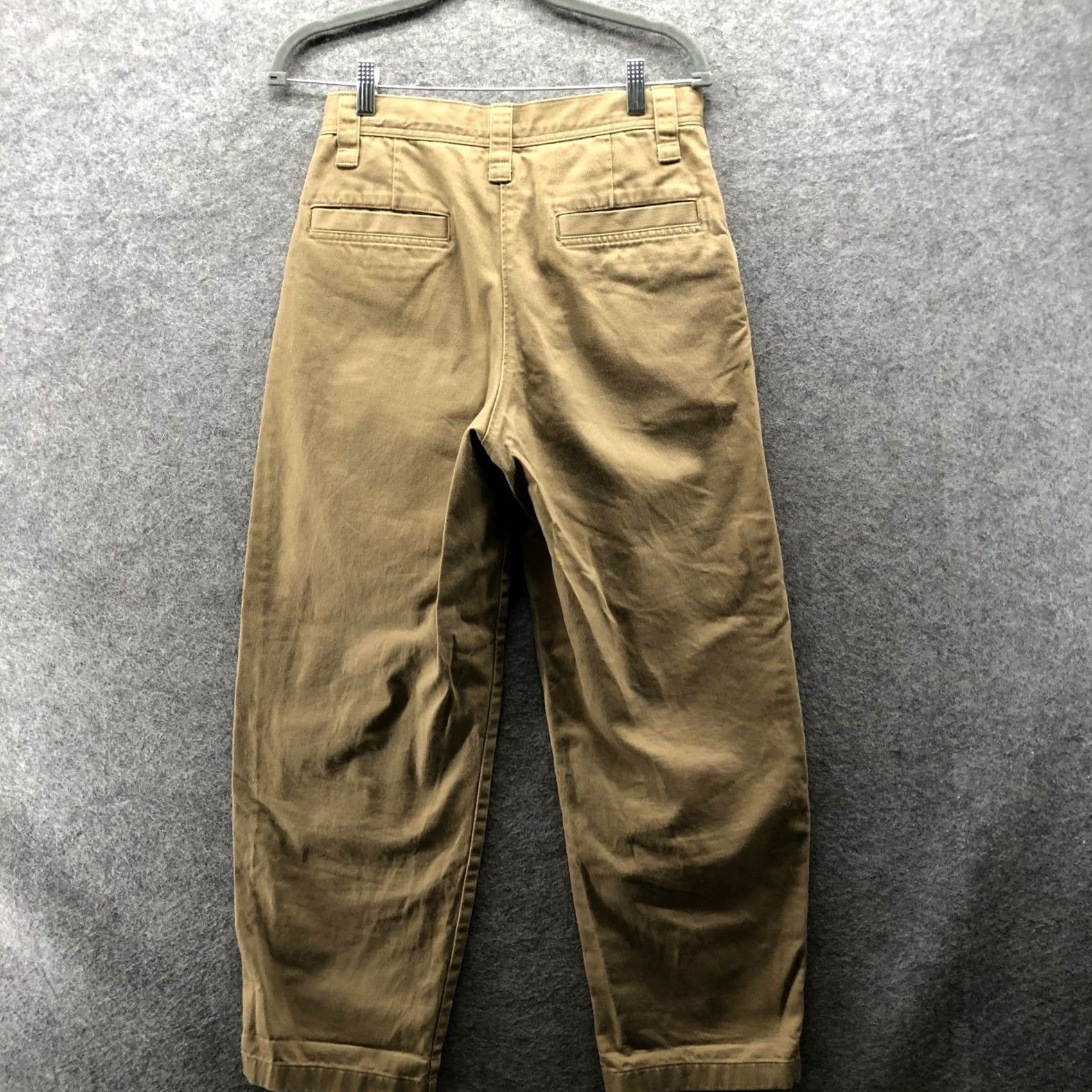 Uniqlo Uniqlo Wide Chino Pants Tan Baggy Relaxed Mens 28 Womens 28 Twill Cotton Pants Baggy Relaxed 28 Tan Chino Twill Mens Womens Grade A No N/A Size 28" / US 6 / IT 42 - 2 Thumbnail