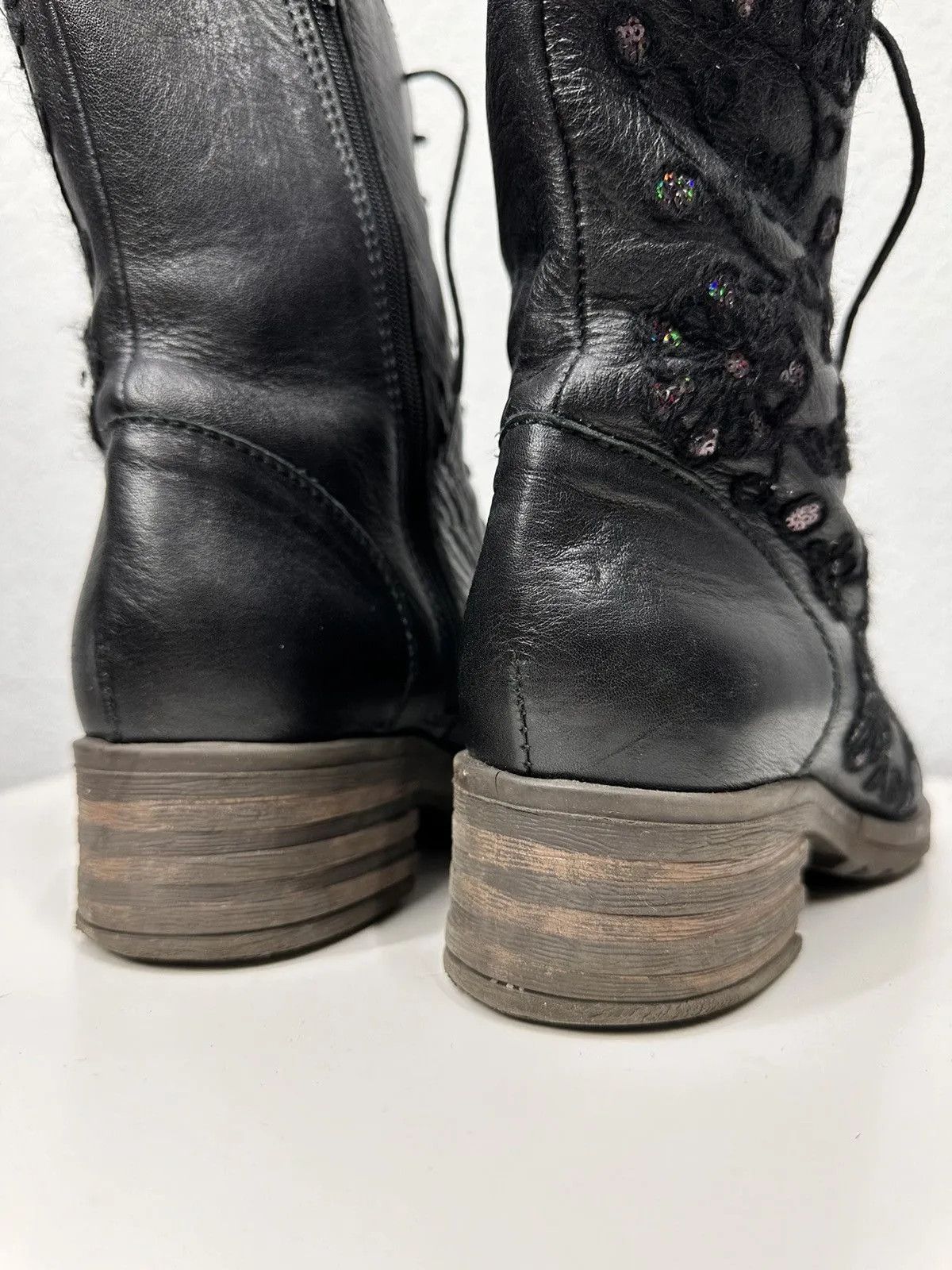 A.S.98 Vintage Leather Boots Hysteric Glamour AS 98 Style GOA Size US 9 / EU 42 - 8 Thumbnail