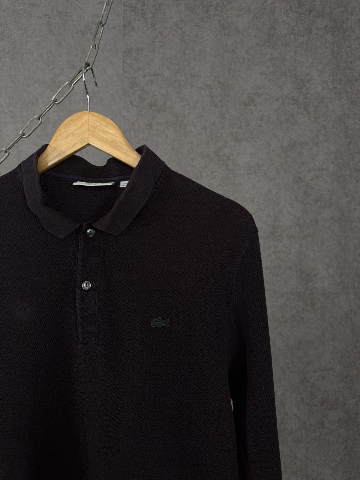 Designer × Lacoste Lacoste designer polo longsleeve Size US L / EU 52-54 / 3 - 2 Thumbnail