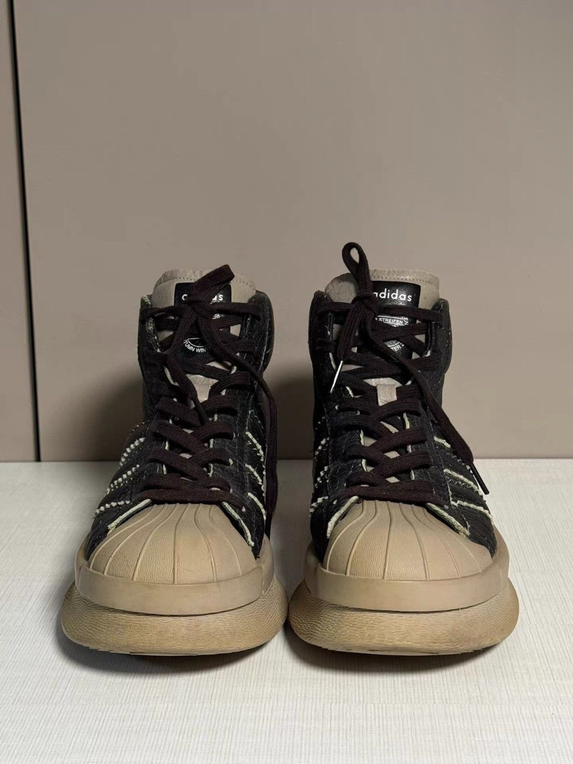 Adidas × Rick Owens Sz 8 Rick Owens x Adidas Shell Front Sneaker mojos918951 Size US 8 / EU 41 - 2 Thumbnail