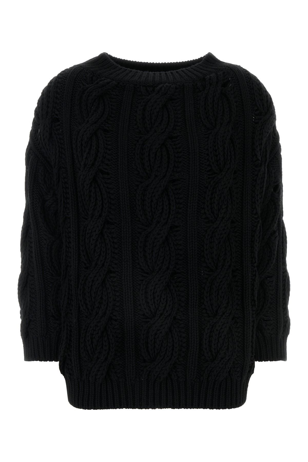 Valentino Black Wool Sweater Size S / US 4 / IT 40 - 1 Thumbnail