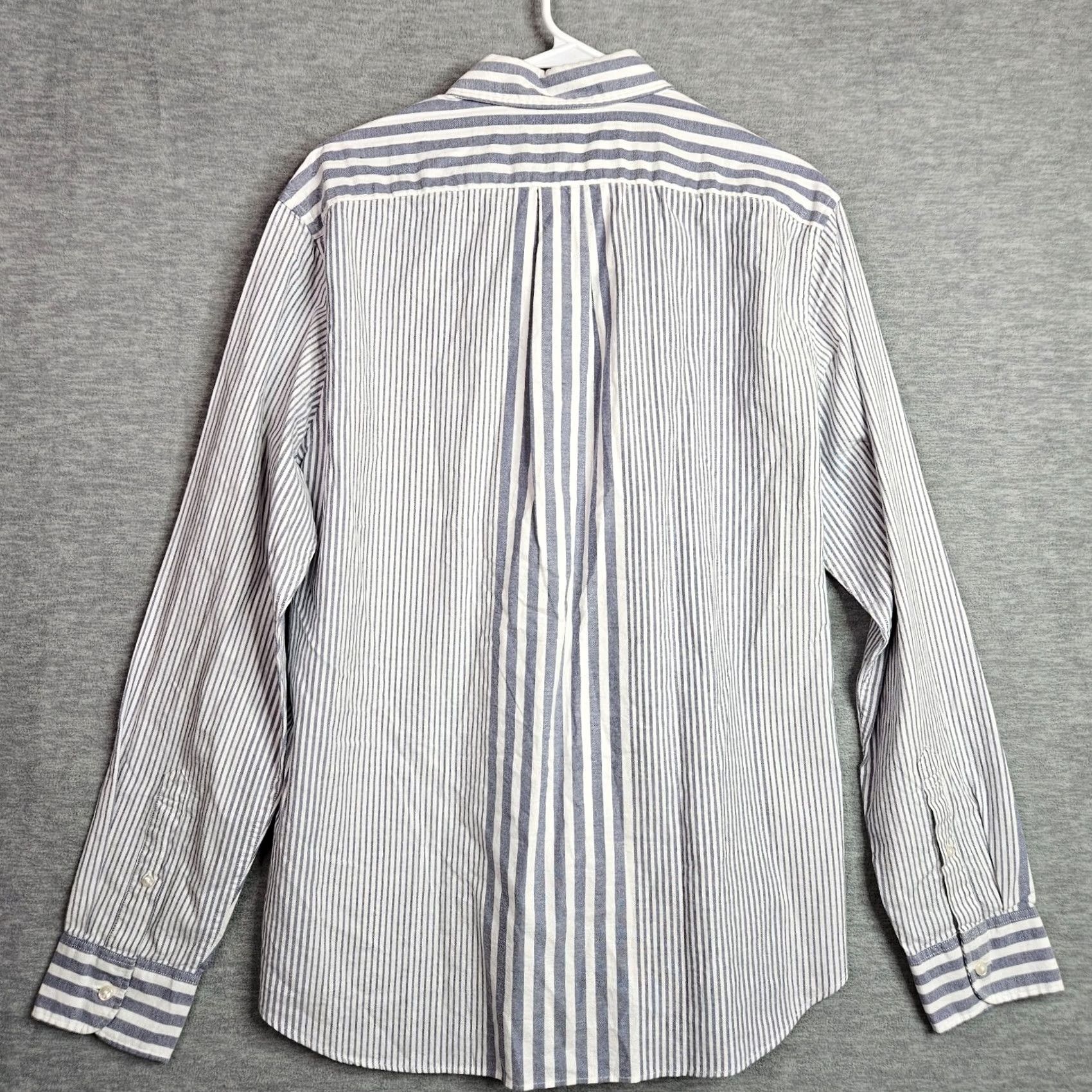 J.Crew J.Crew The Broken-In Oxford Slim Grey White Stripes Button Up Shirt Size L NEW Size US L / EU 52-54 / 3 - 2 Thumbnail