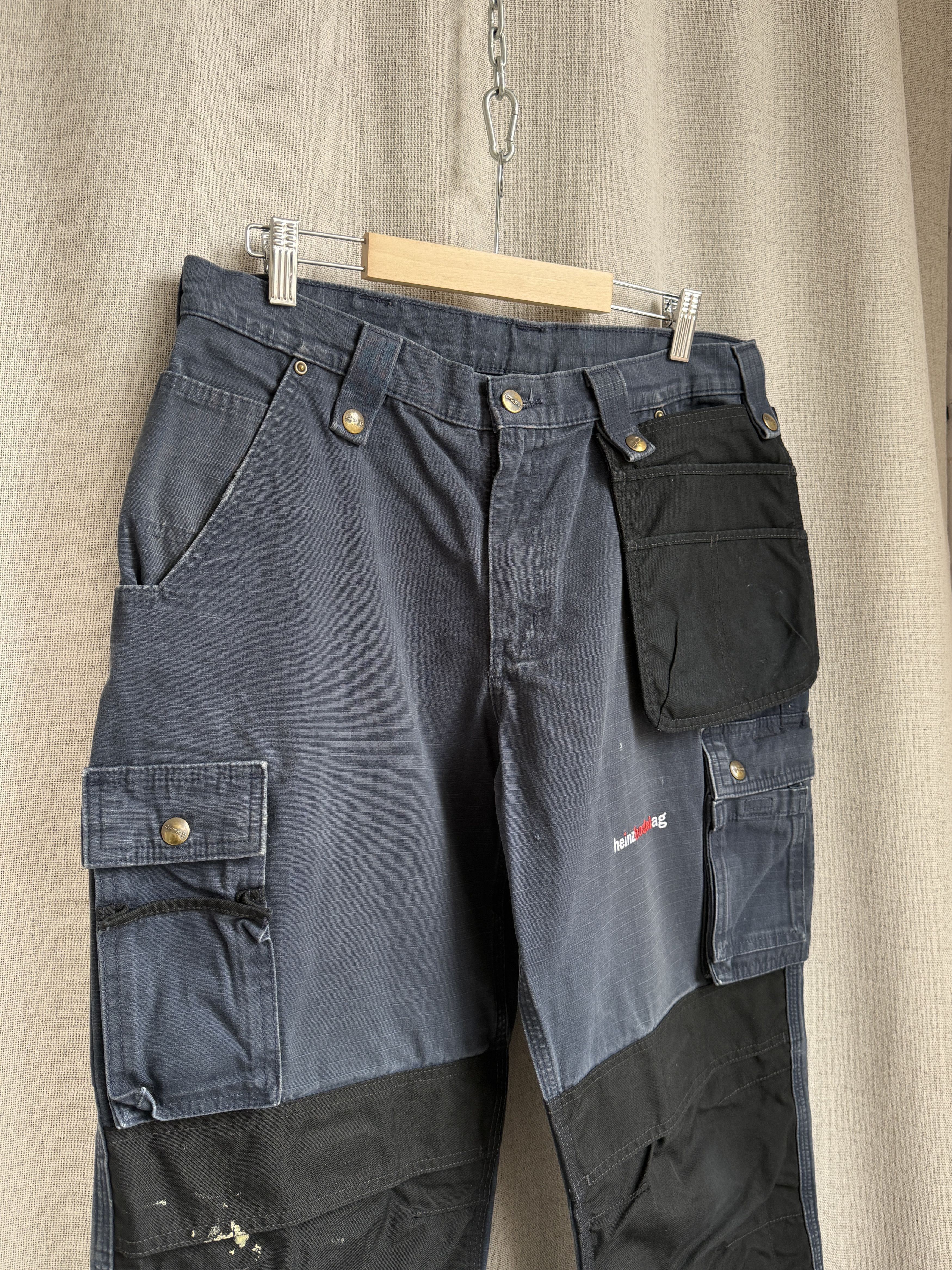 Carhartt Vintage 00s Carhartt Cargo Workwear Builder Pants Mexico Size US 33 - 3 Thumbnail
