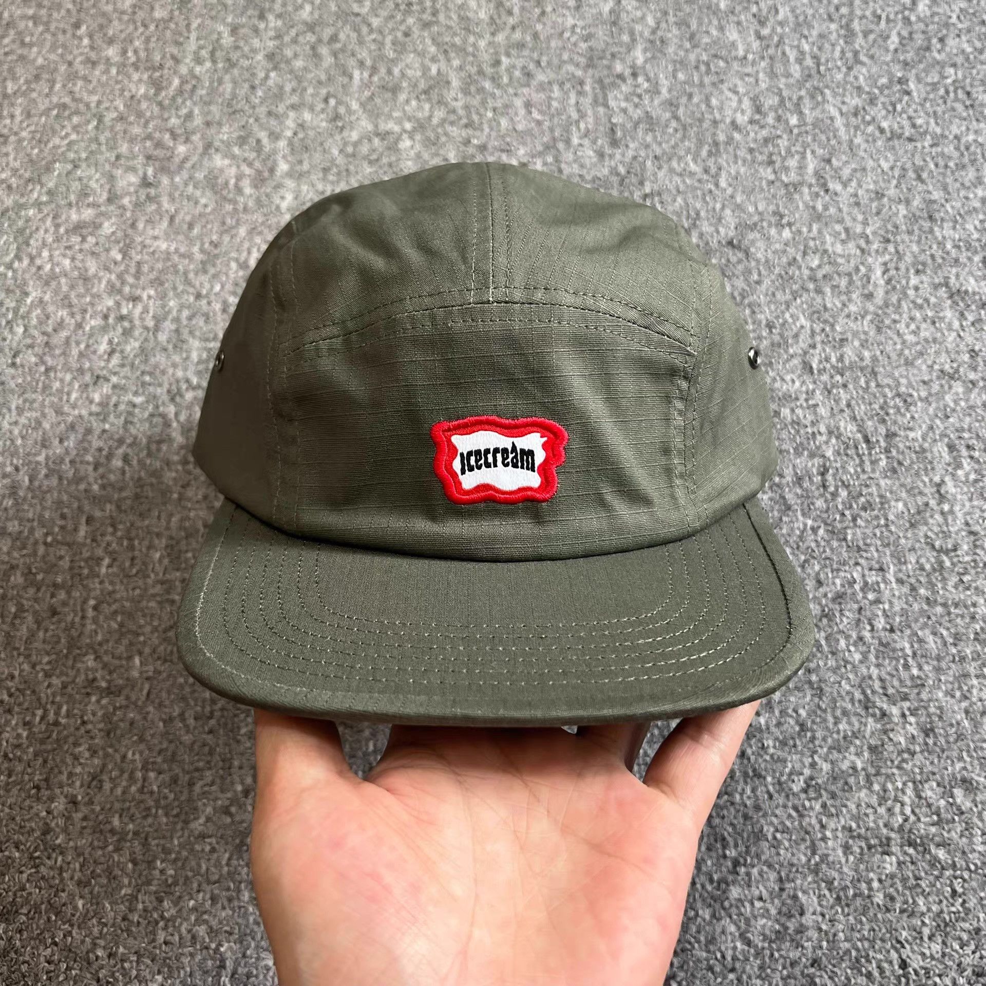 Billionaire Boys Club BBC ICECREAM Embroidered Flat Brim 5-Panel Cap Q7 Size ONE SIZE - 2 Thumbnail
