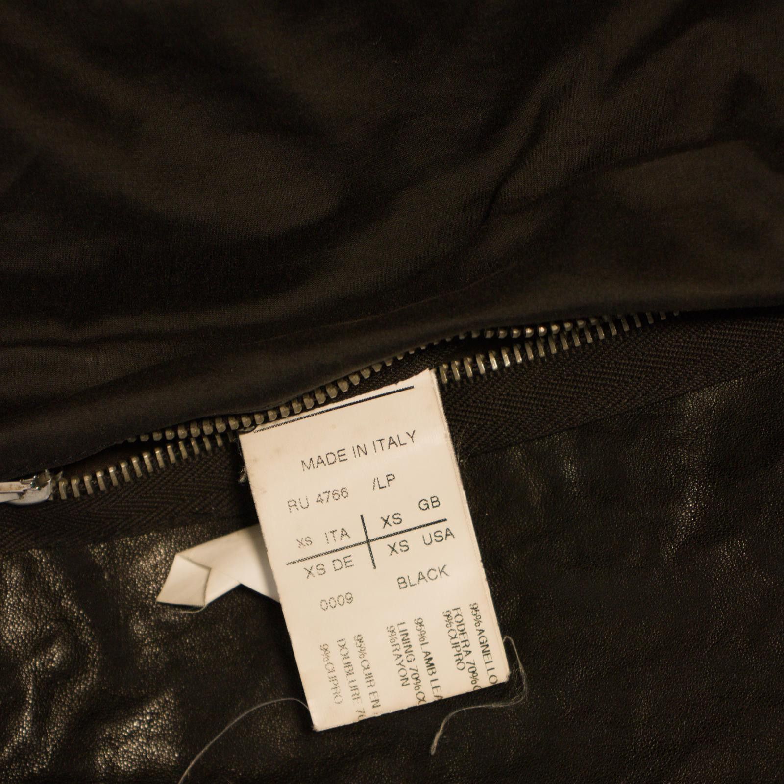 Rick Owens FW09 Rick Owens Leather Scuba Jacket Size US XS / EU 42 / 0 - 4 Thumbnail