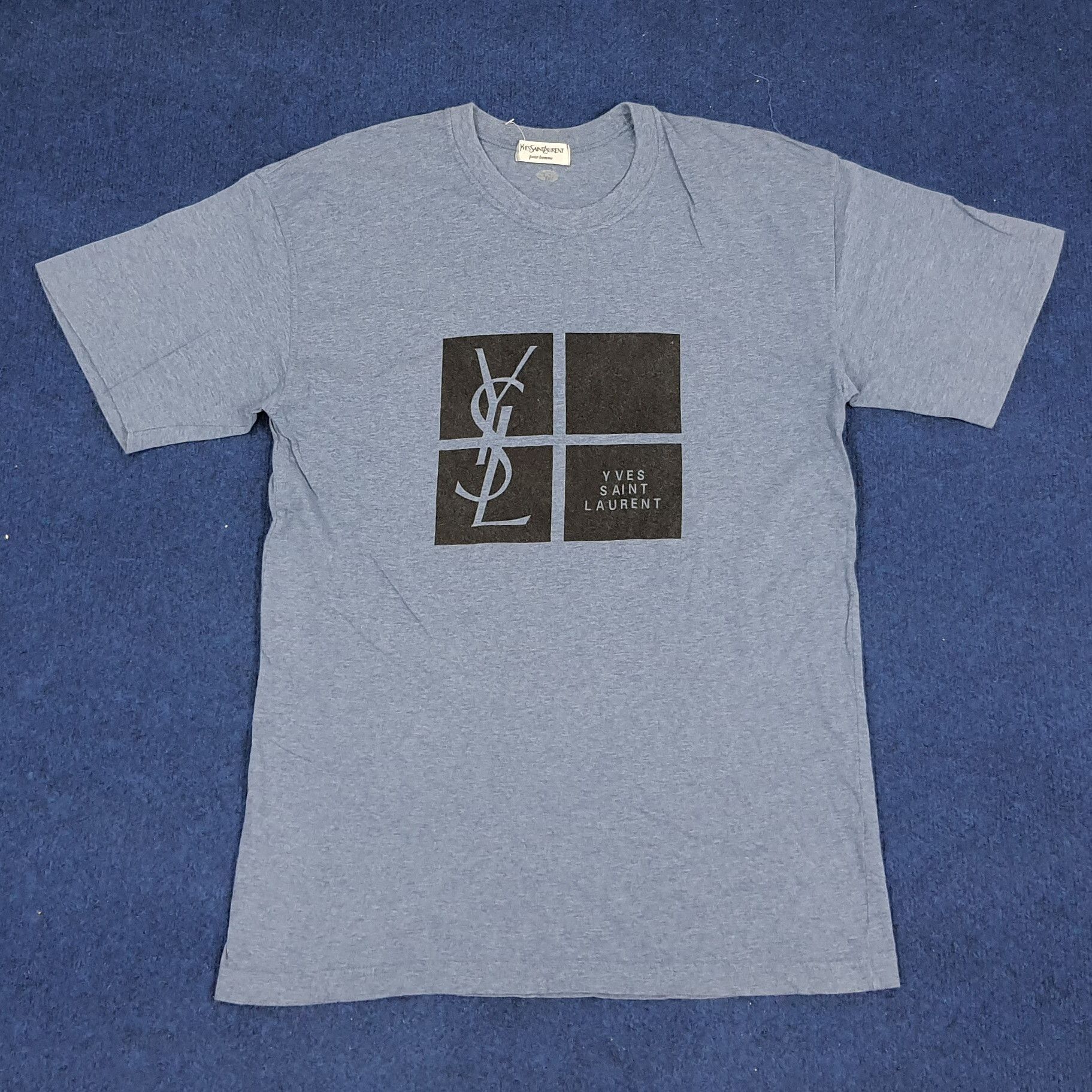 Vintage × Yves Saint Laurent Vintage Yves Saint Laurent YSL Designer Tshirt Size US M / EU 48-50 / 2 - 1 Thumbnail