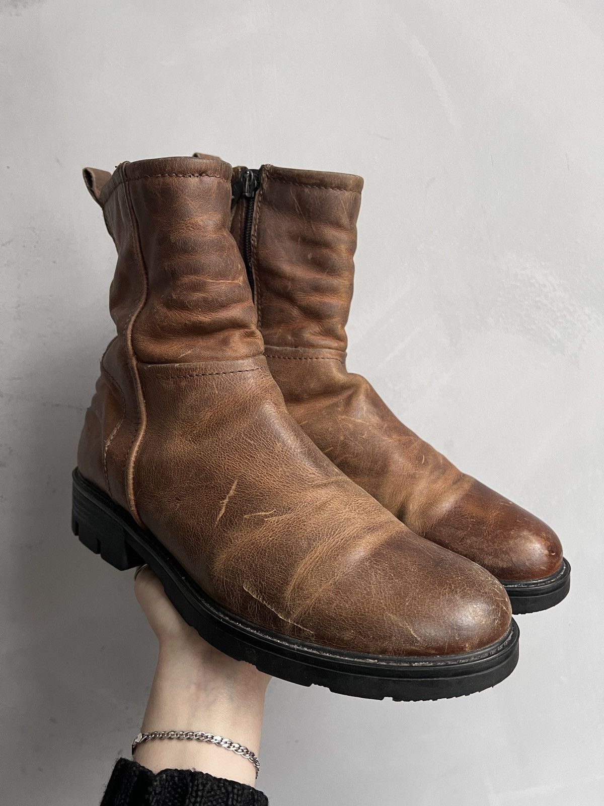 Other French Shriner Ankle Boot Men 8.5 E Vintage Dress Monk  display picture 2
