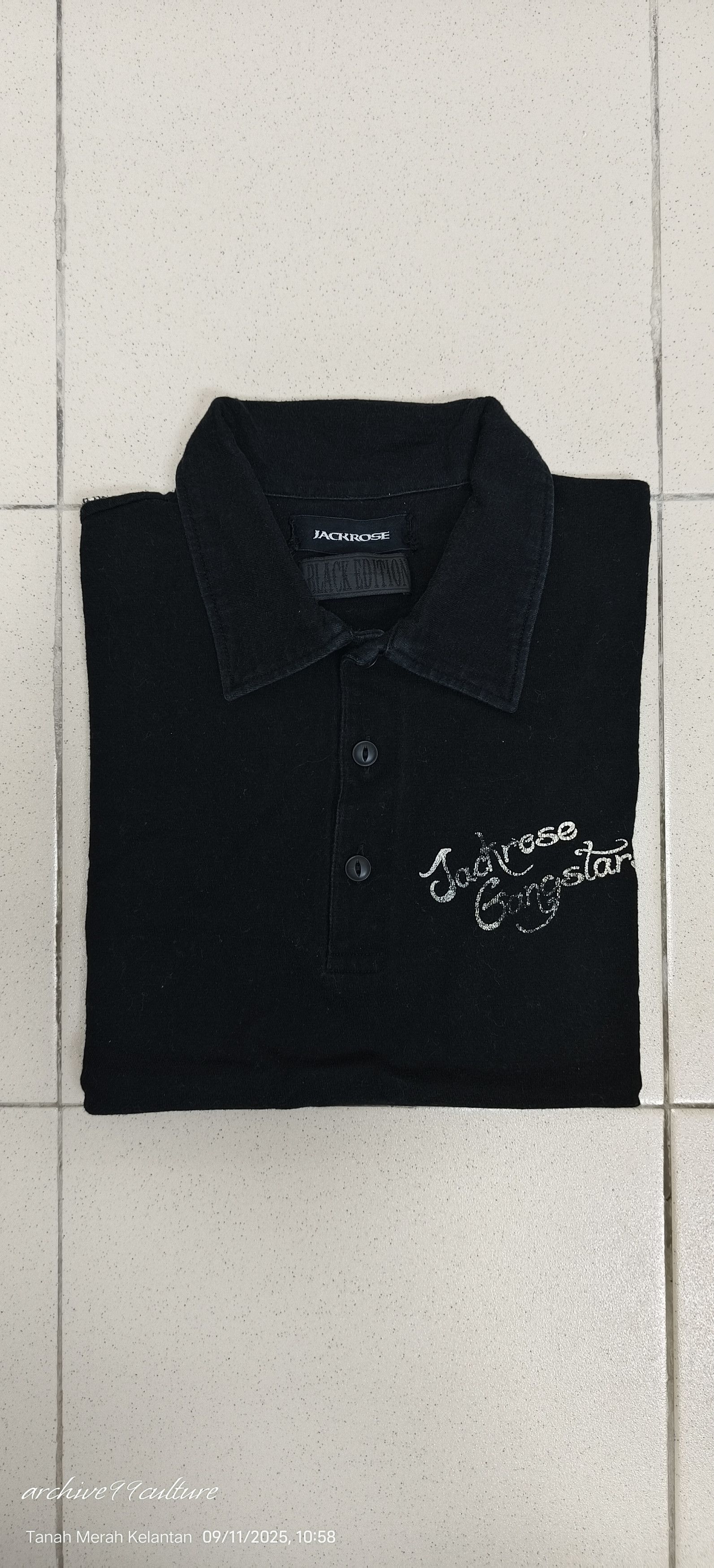 JACKROSE Jackrose Gangstar Black edition Polo shirt Size US S / EU 44-46 / 1 - 3 Thumbnail