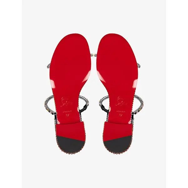 Christian Louboutin o1bcso1str0825 Simple Queenie 25 Aftersun in Multicolor Size US 7 / IT 37 - 5 Thumbnail