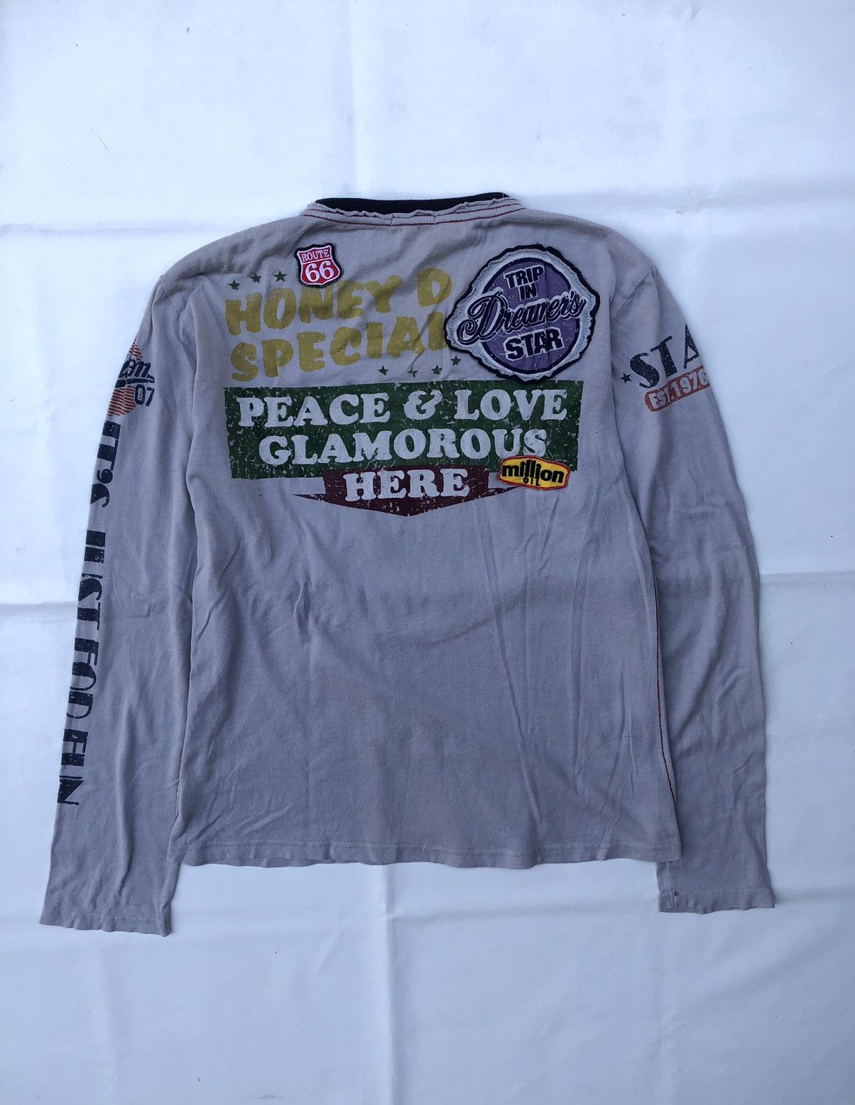 If Six Was Nine Studded Poem Patch Infinity LongSleeve Rock Punk Style Size US L / EU 52-54 / 3 - 2 Thumbnail