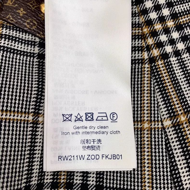 Louis Vuitton Louis Vuitton Color Block Plaid Skirt-2506 Size 35" - 7 Thumbnail