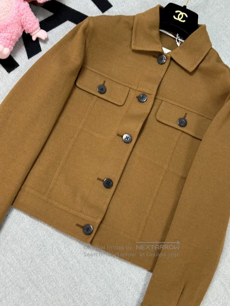 Hermes Hermes Brown Reversible Long Sleeve Jacket Size XXS / US 00 / IT 34 - 4 Thumbnail