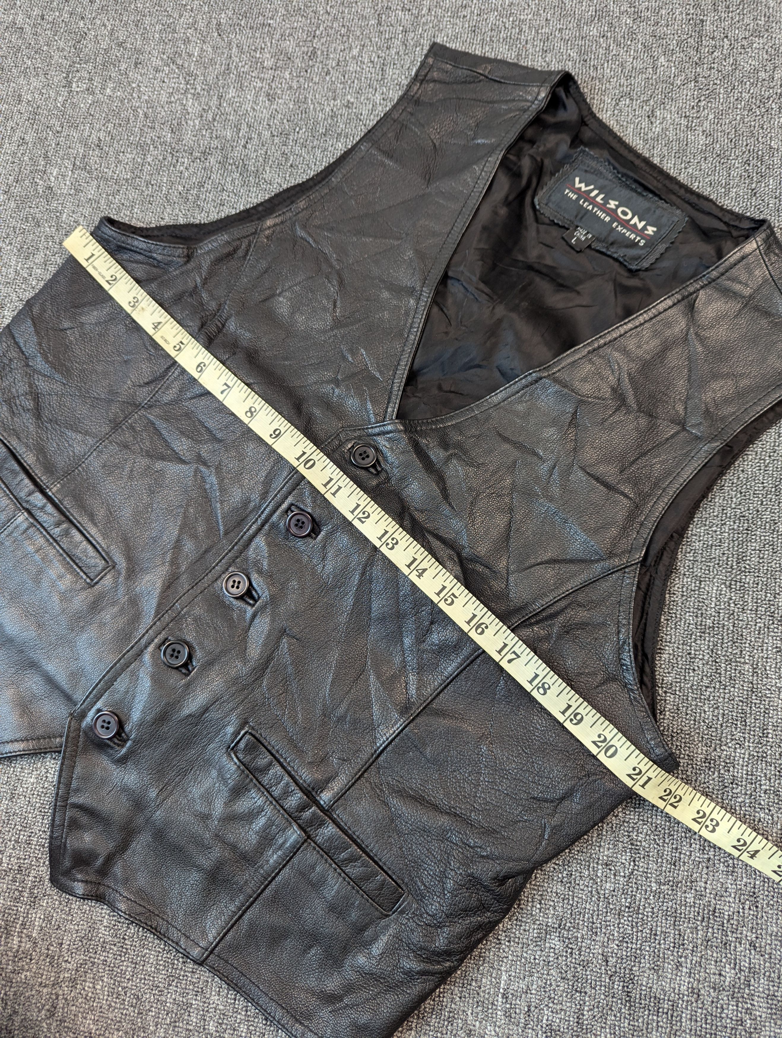 Wilsons Leather Vintage Wilsons Leather Vest Jacket Size US L / EU 52-54 / 3 - 10 Thumbnail