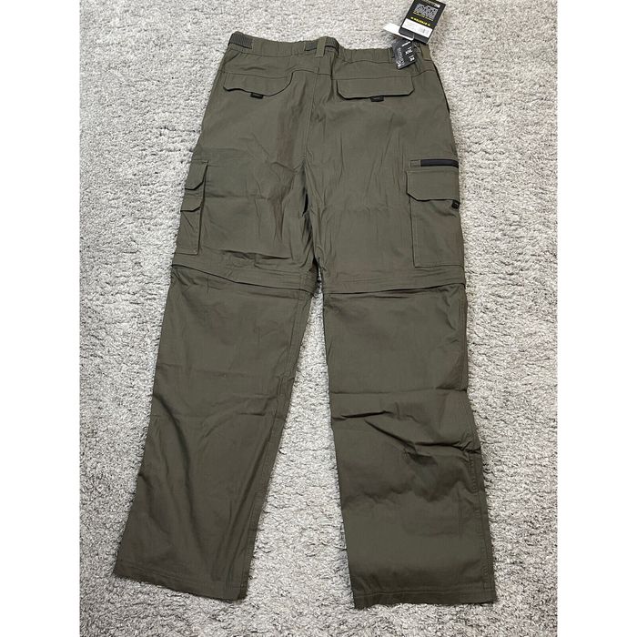 Vintage BC Clothing Pants Mens 40x34 Green Convertible Outdoor Hiking
