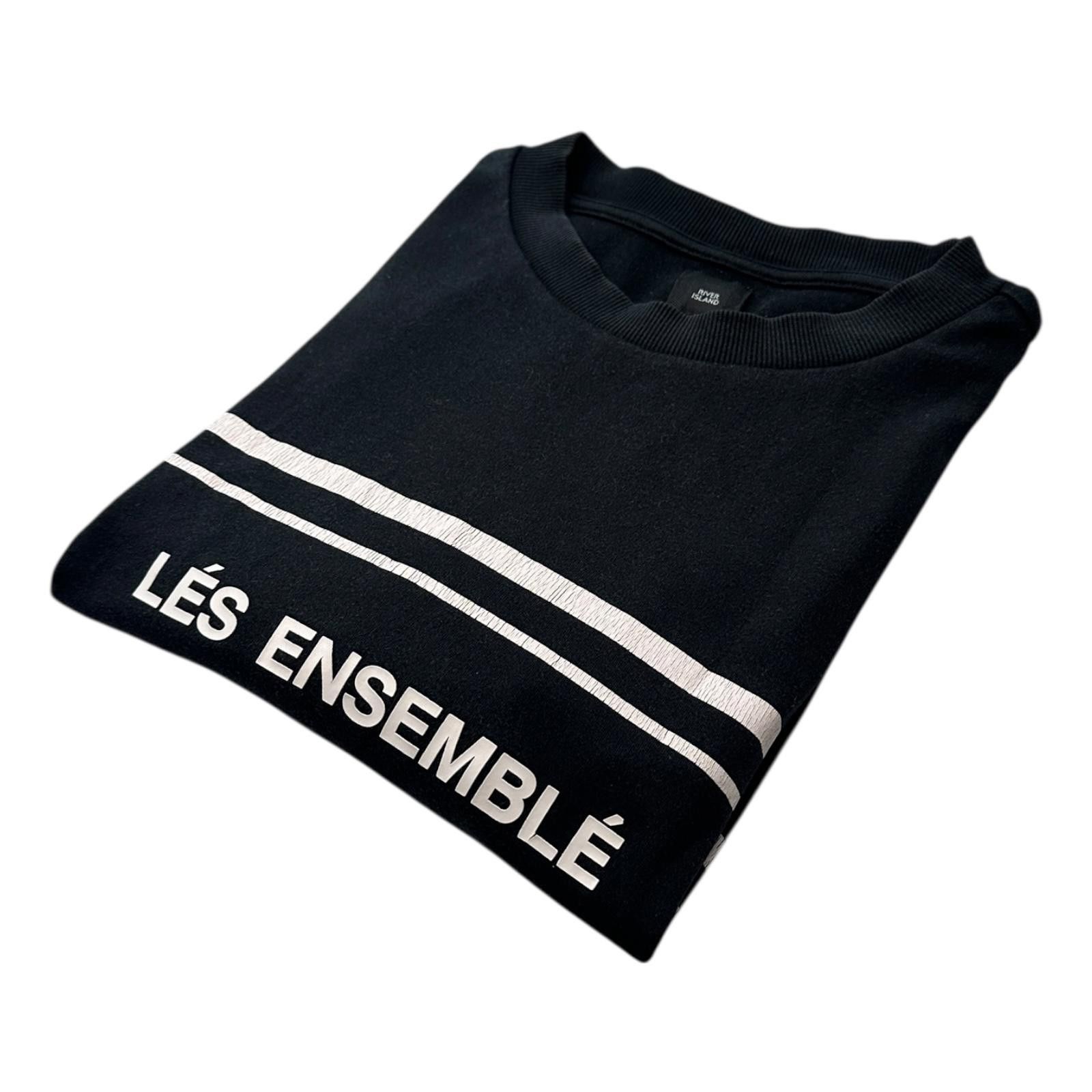 Other River Island T-Shirt Men's UK Size XL Black Les Ensemble Size US M / EU 48-50 / 2 - 1 Thumbnail