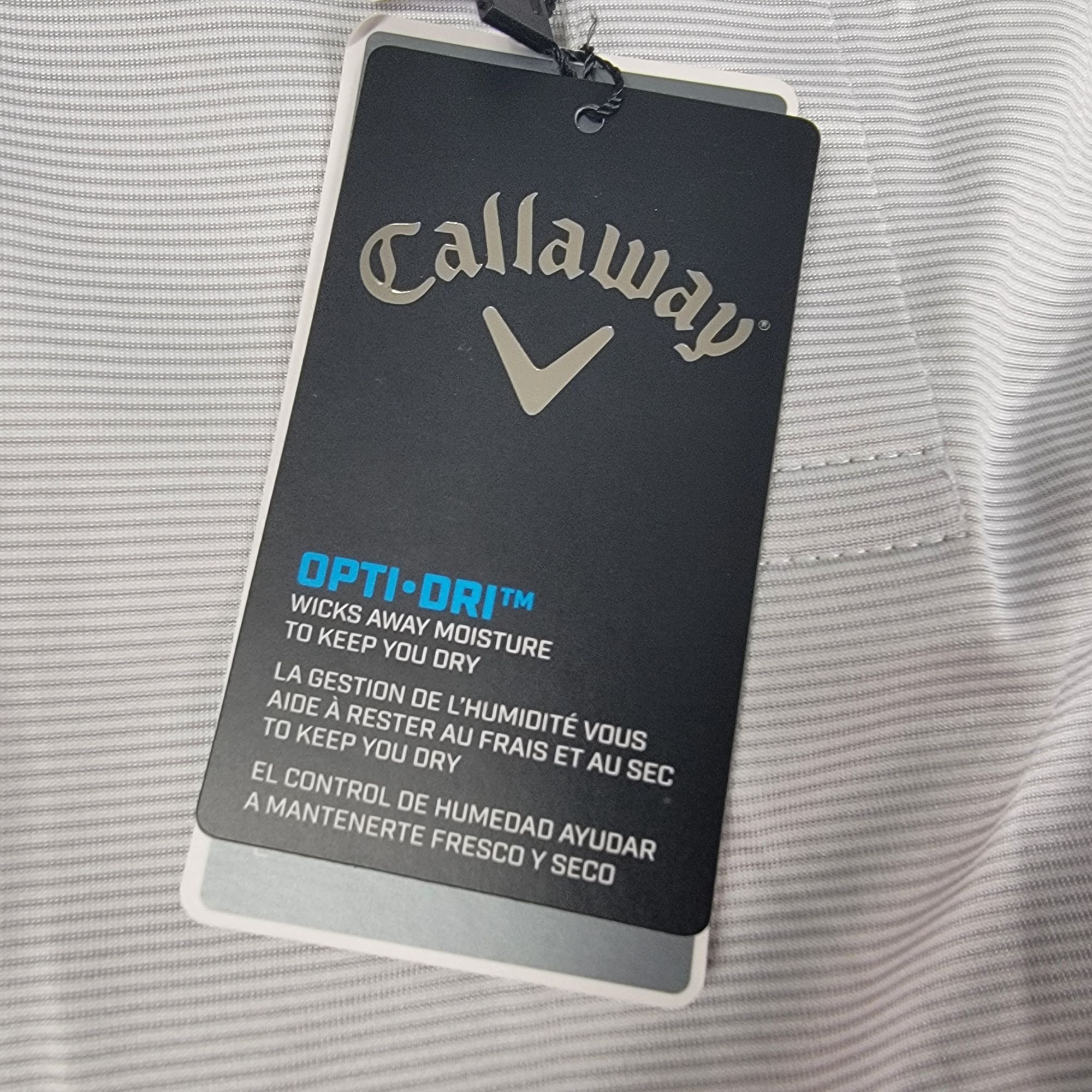 Callaway Callaway Opti Dri Mens XXL Bright White Polo Shirt Moisture Size US XXL / EU 58 / 5 - 4 Thumbnail