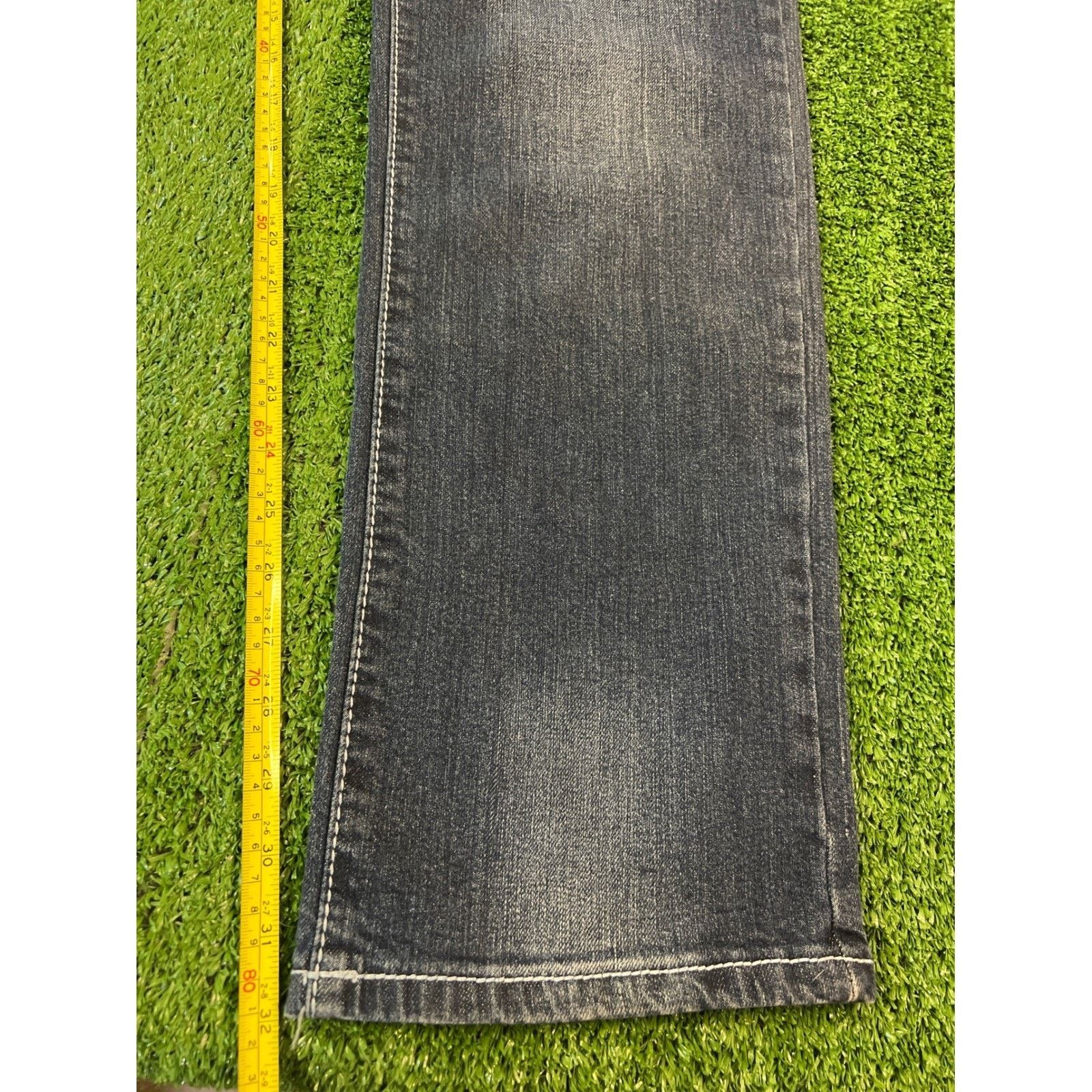 Ecko Unltd. Ecko Red Denim Jeans Womens 13/14 Mid Rise Size 32" / US 10 / IT 46 - 2 Thumbnail
