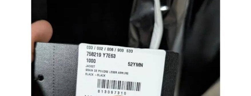 Saint Laurent Paris o1rshd1 Grain De Poudre De Leger Armure Jacket in Black Size US L / EU 52-54 / 3 - 18 Thumbnail